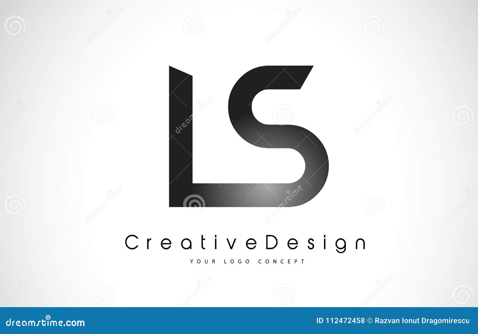 Professional DS Letter Logo Design-Brand Identity