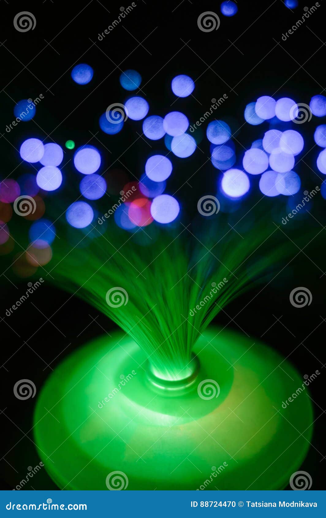 LAMPADA FIBRA OTTICA Fibra Ottica Led Luce Ghiaccio Fibra Ottica Atmosfera Novità Lampade EUR 5 - Foto 14