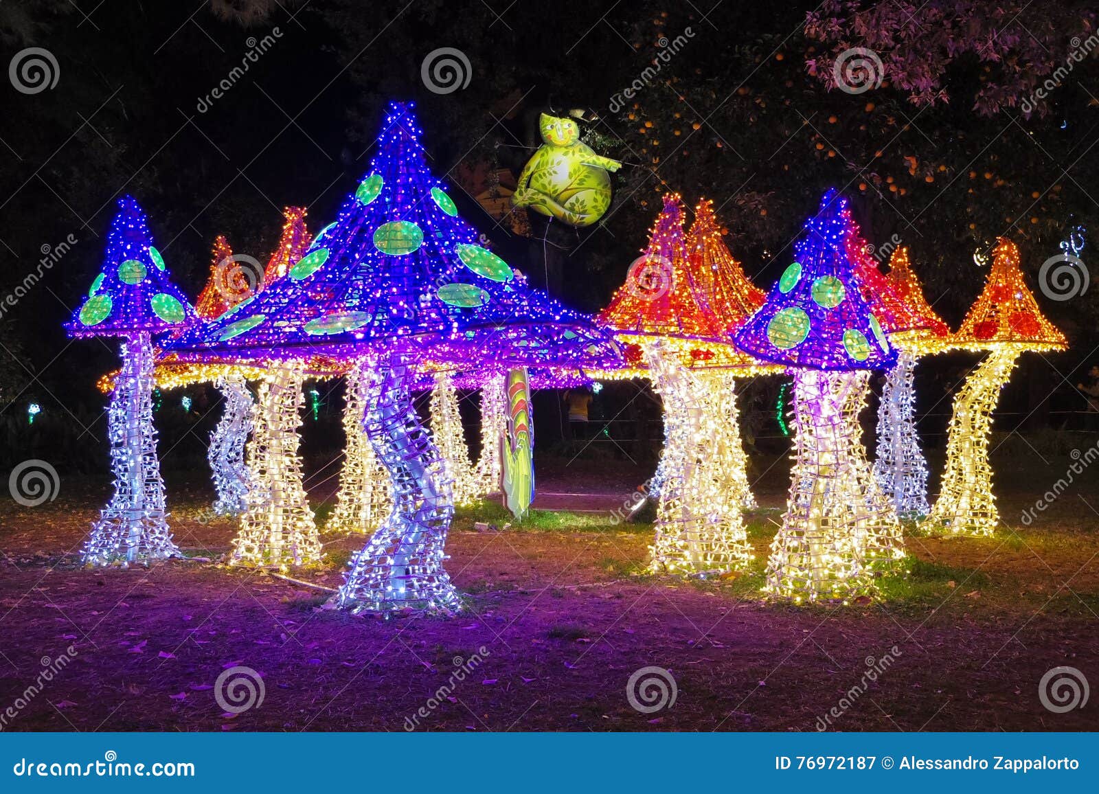 Luces De Navidad De Salerno Fotografía editorial - Imagen de salerno,  noche: 76972187, image size:1600x1156