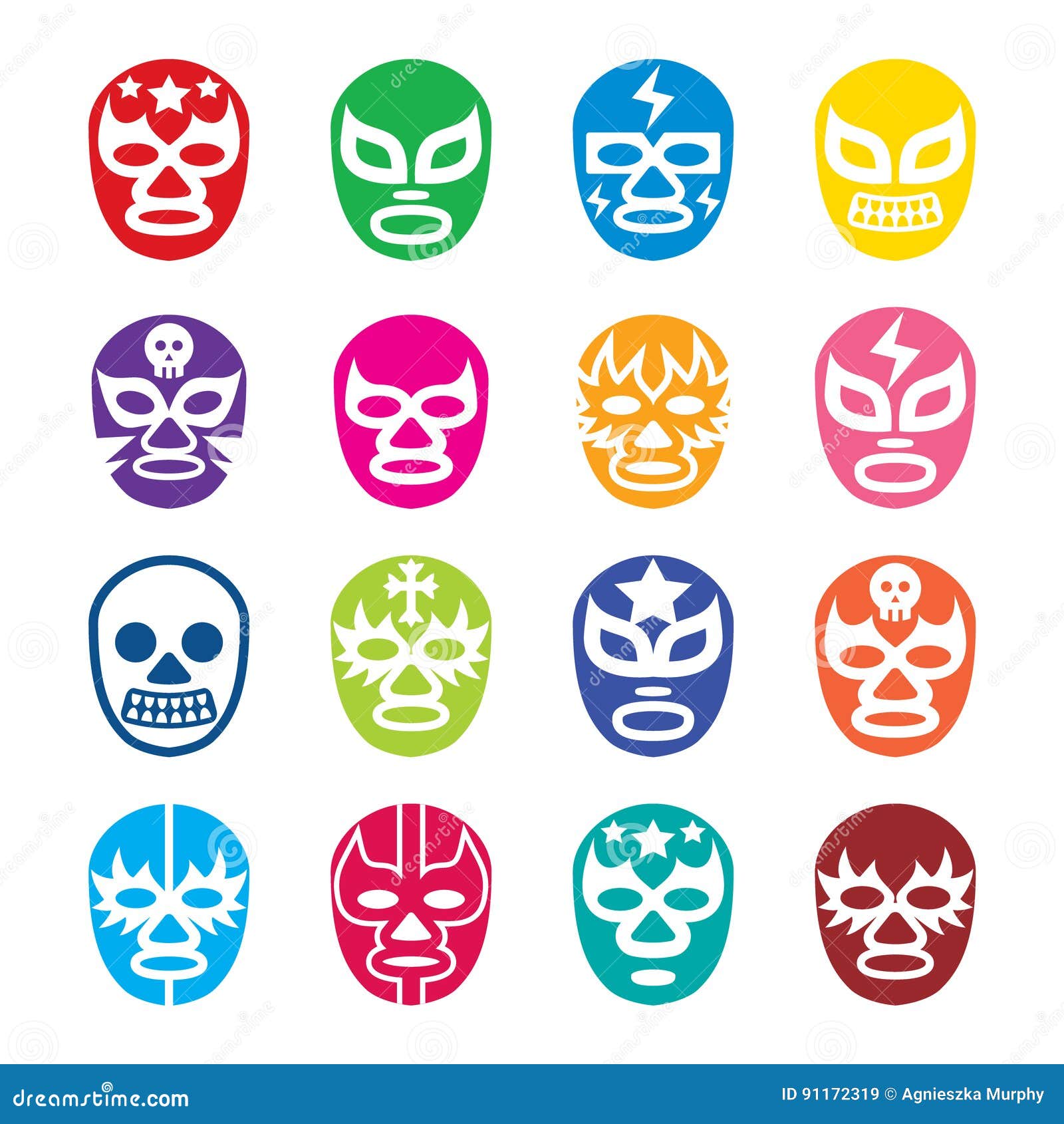 lucha libre, luchador icons, mexican wrestling masks
