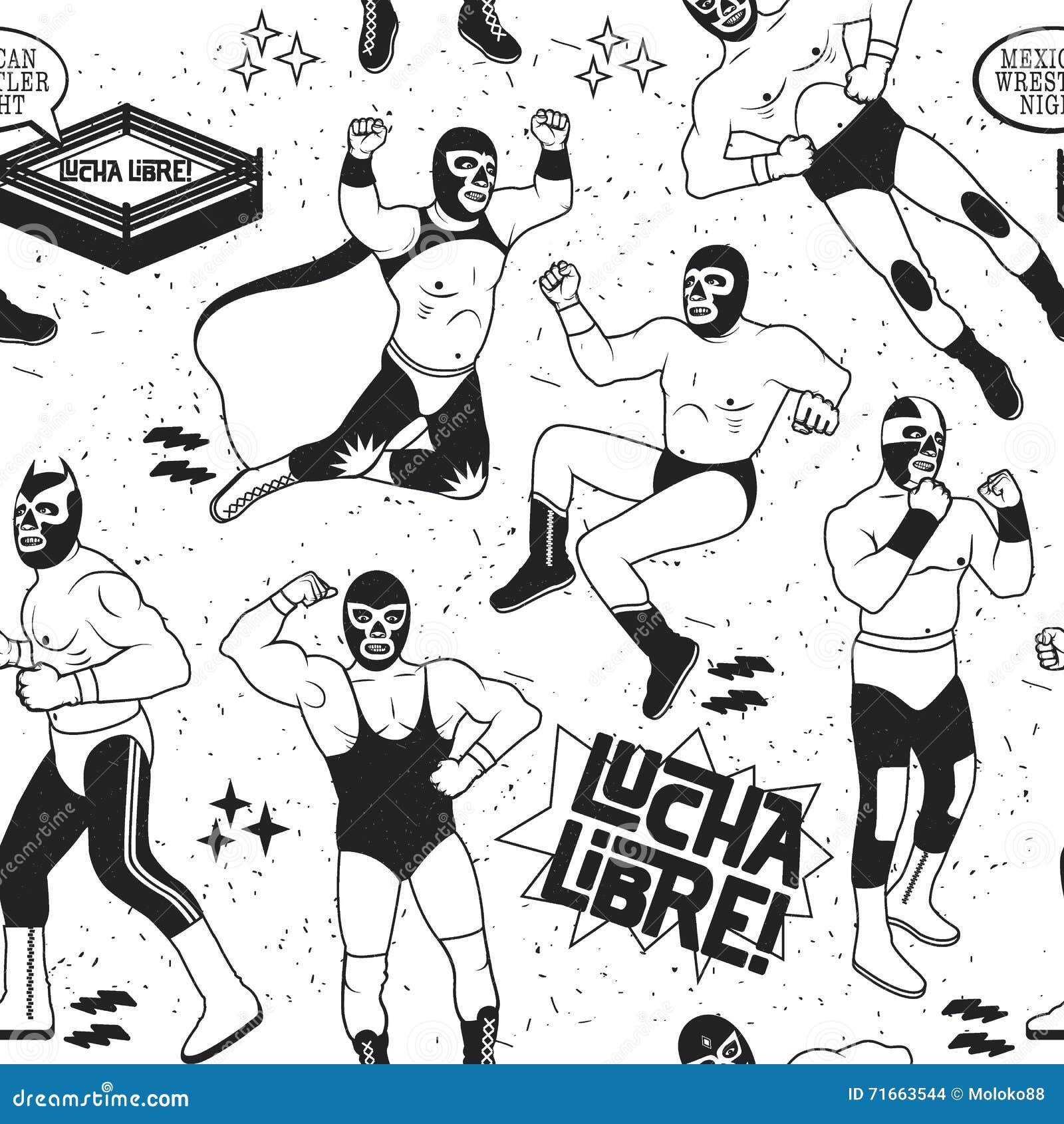luchadores heroes 