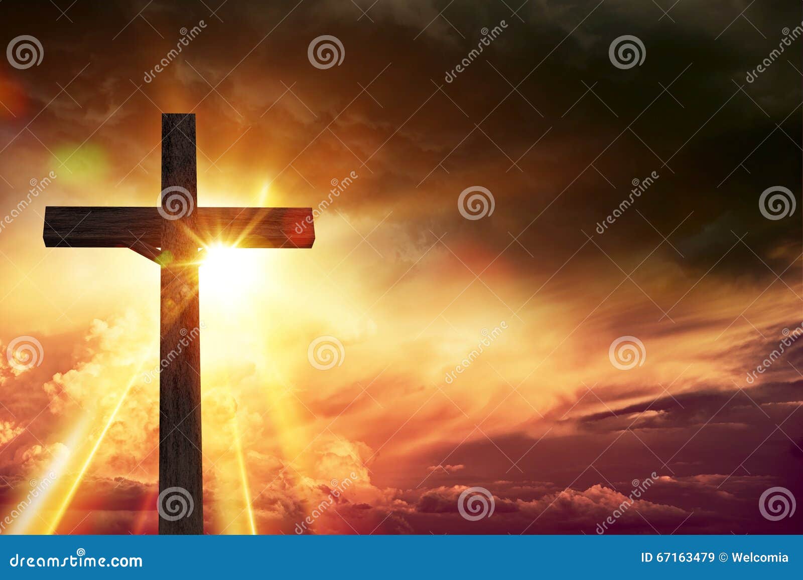Frasi Di Benedizione Della Madonna Luci Di Benedizione Della Croce Immagine Stock - Immagine di raggio