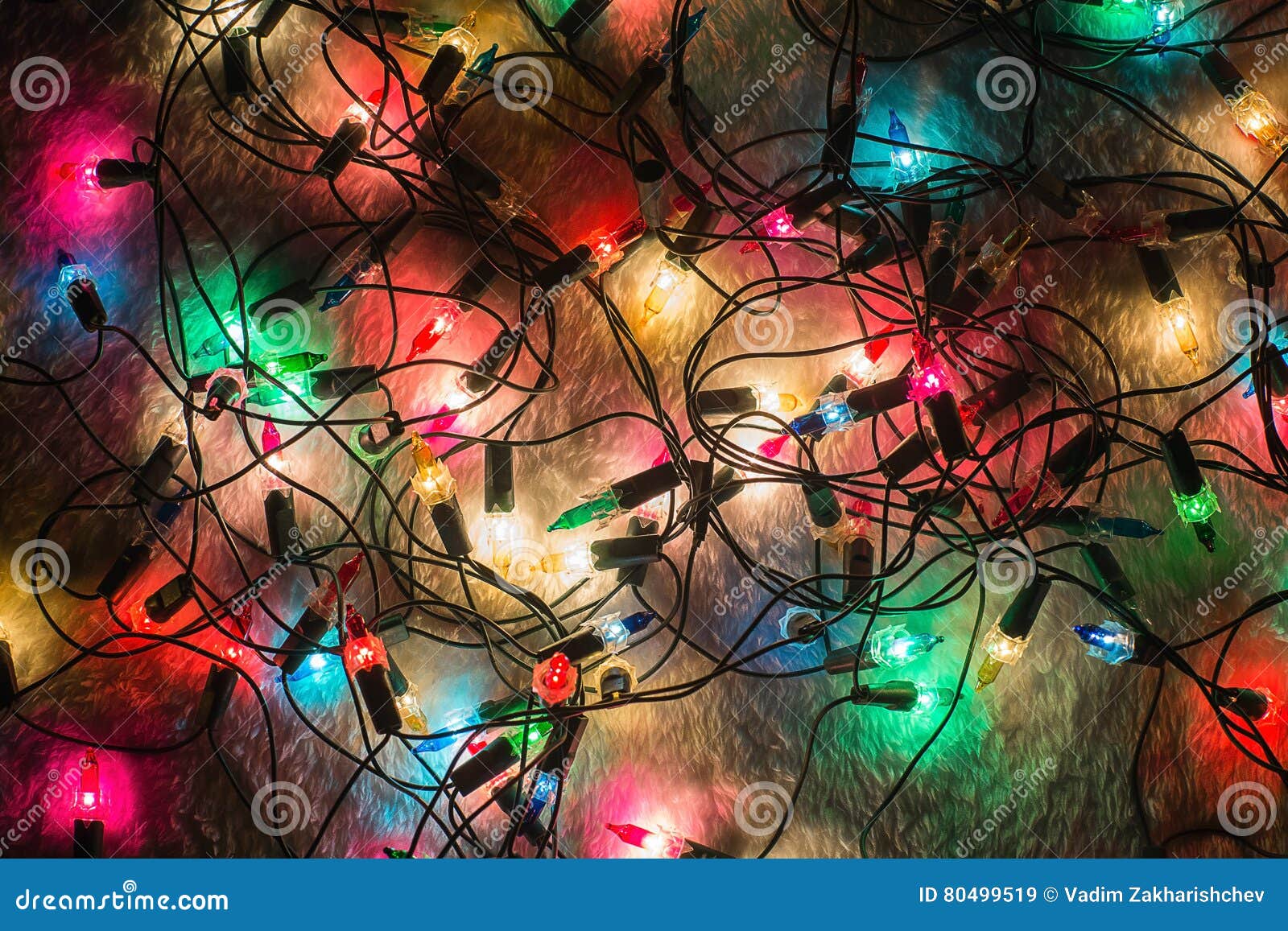 Immagini Natalizie Romantiche.Luci Romantiche Di Natale Immagine Stock Immagine Di Estratto 80499519