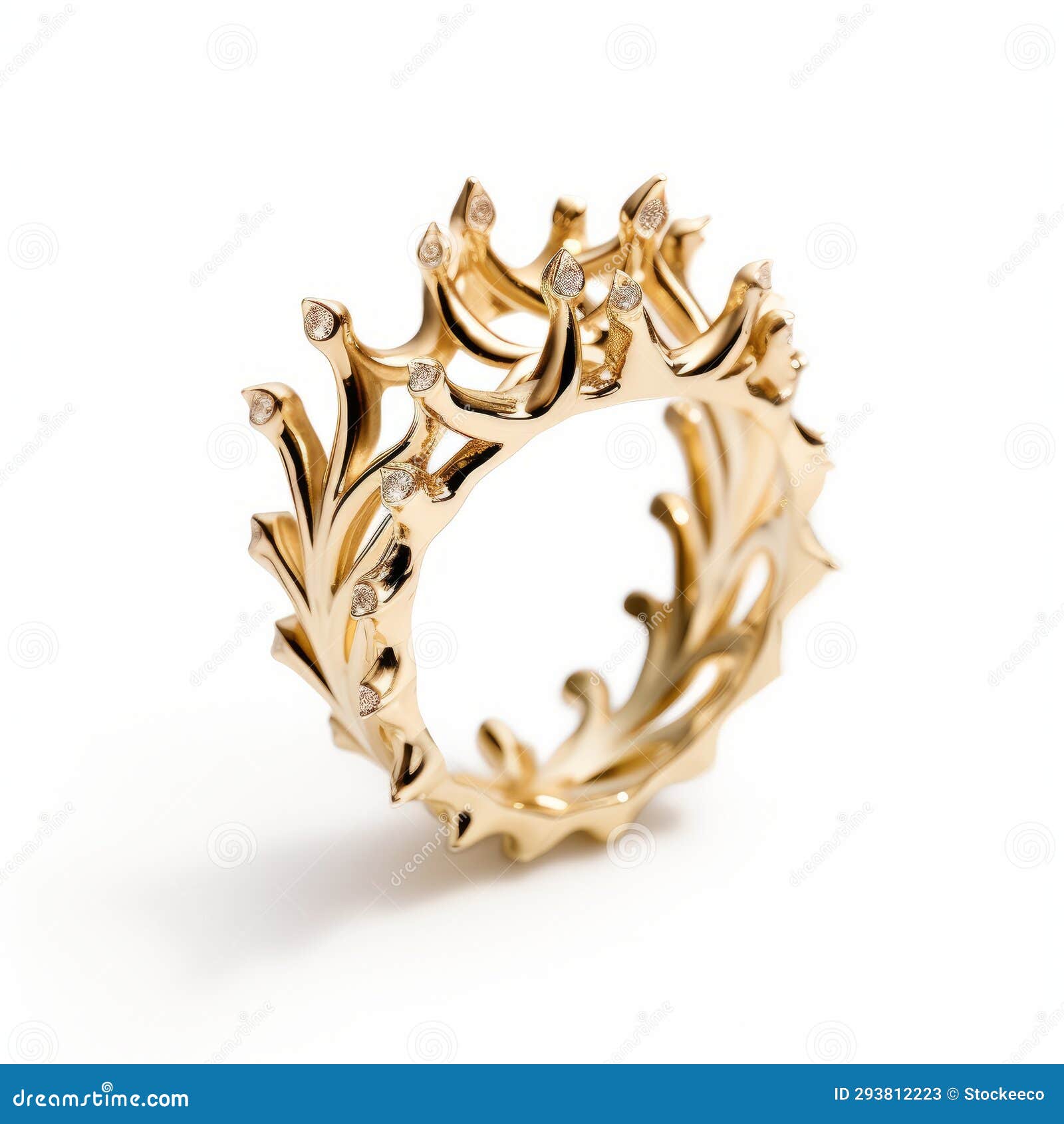 luciana taylor reversible leaf filigree ring - inspired by crown