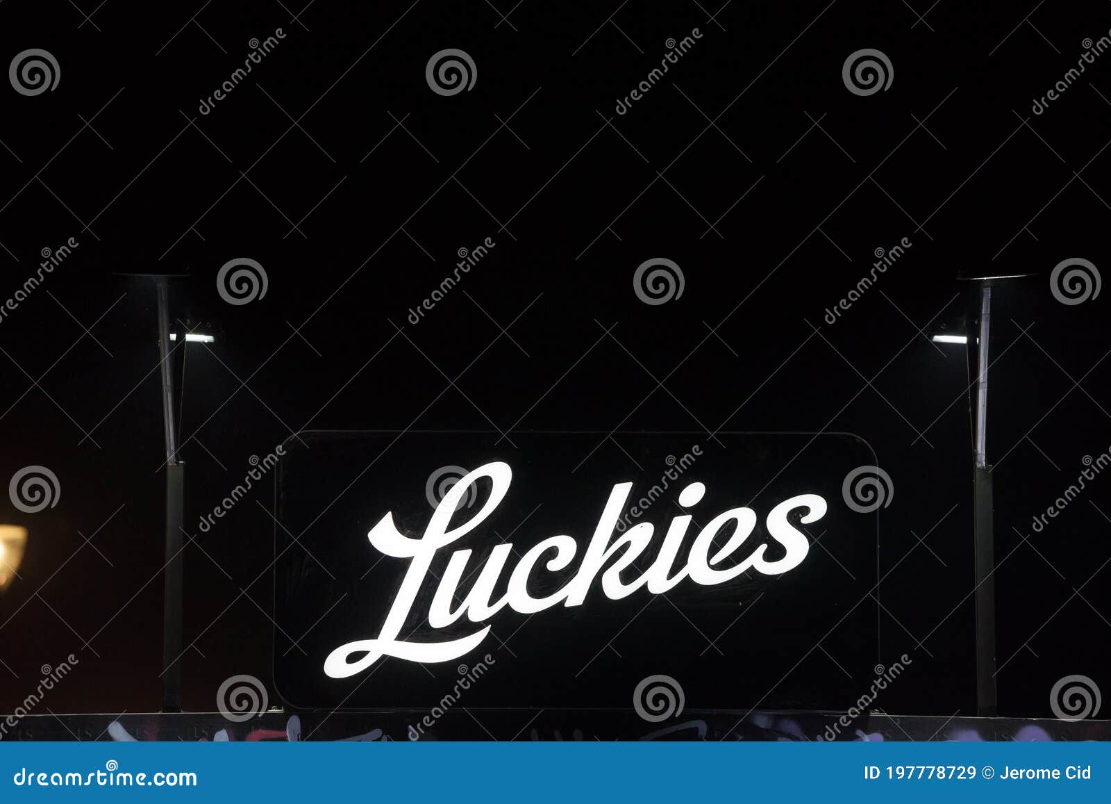 Luckies, the Vintage Name for Lucky Strike Logo in Front of Their ...