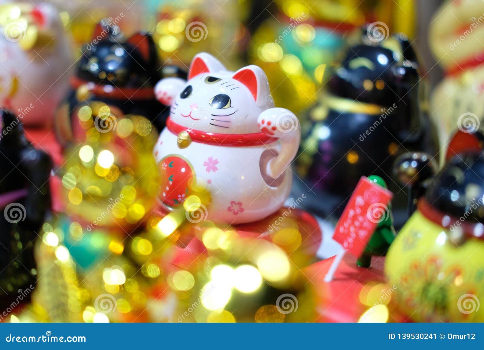  Lucky  Cat  Is Symbol  Good Luck  Stock Image Image of 