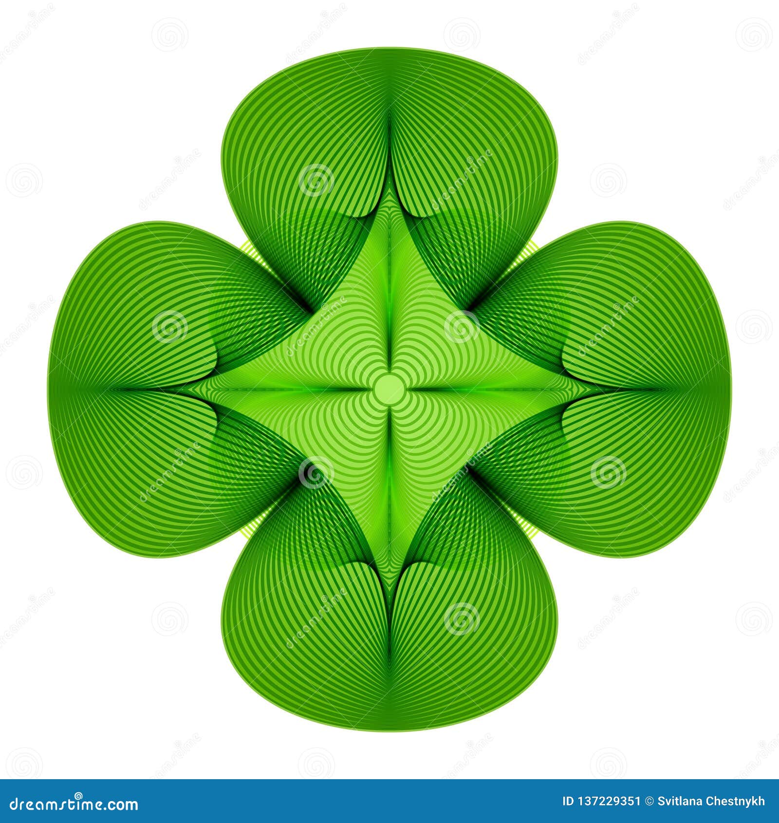 Download Four-leaf Lucky Clover Icon. St Patricks Day Shamrock ...