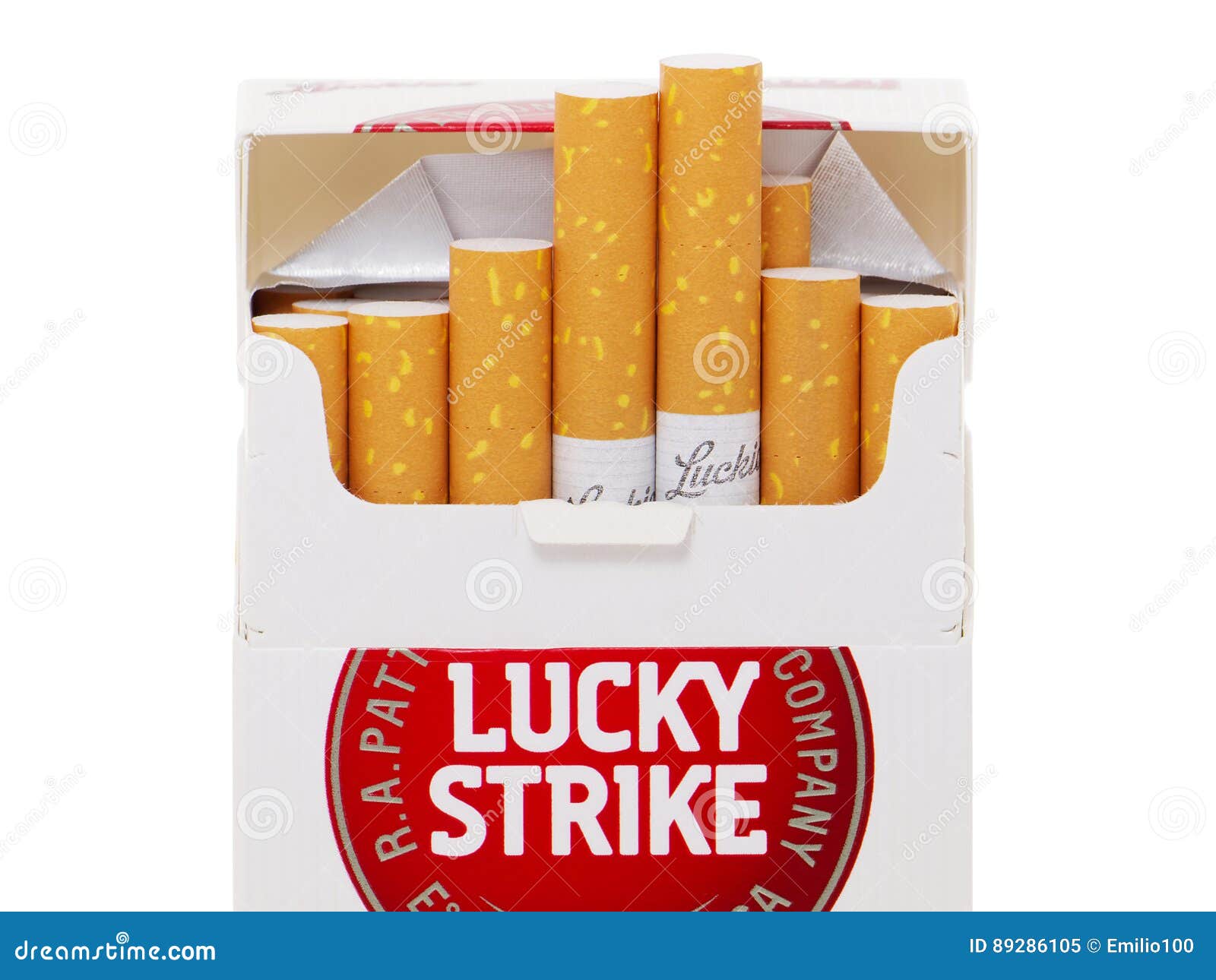 Lucky Strike Cigarette Owned by the British American Tobacco Editorial  Image - Image of logo, open: 89286105