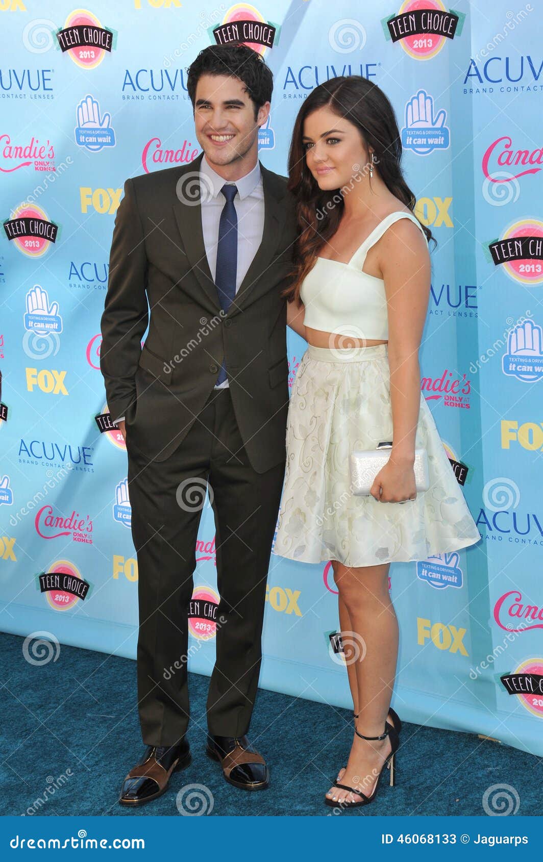 Lucy Hale & Darren Criss Editorial Stock Photo - Image of fashion ...