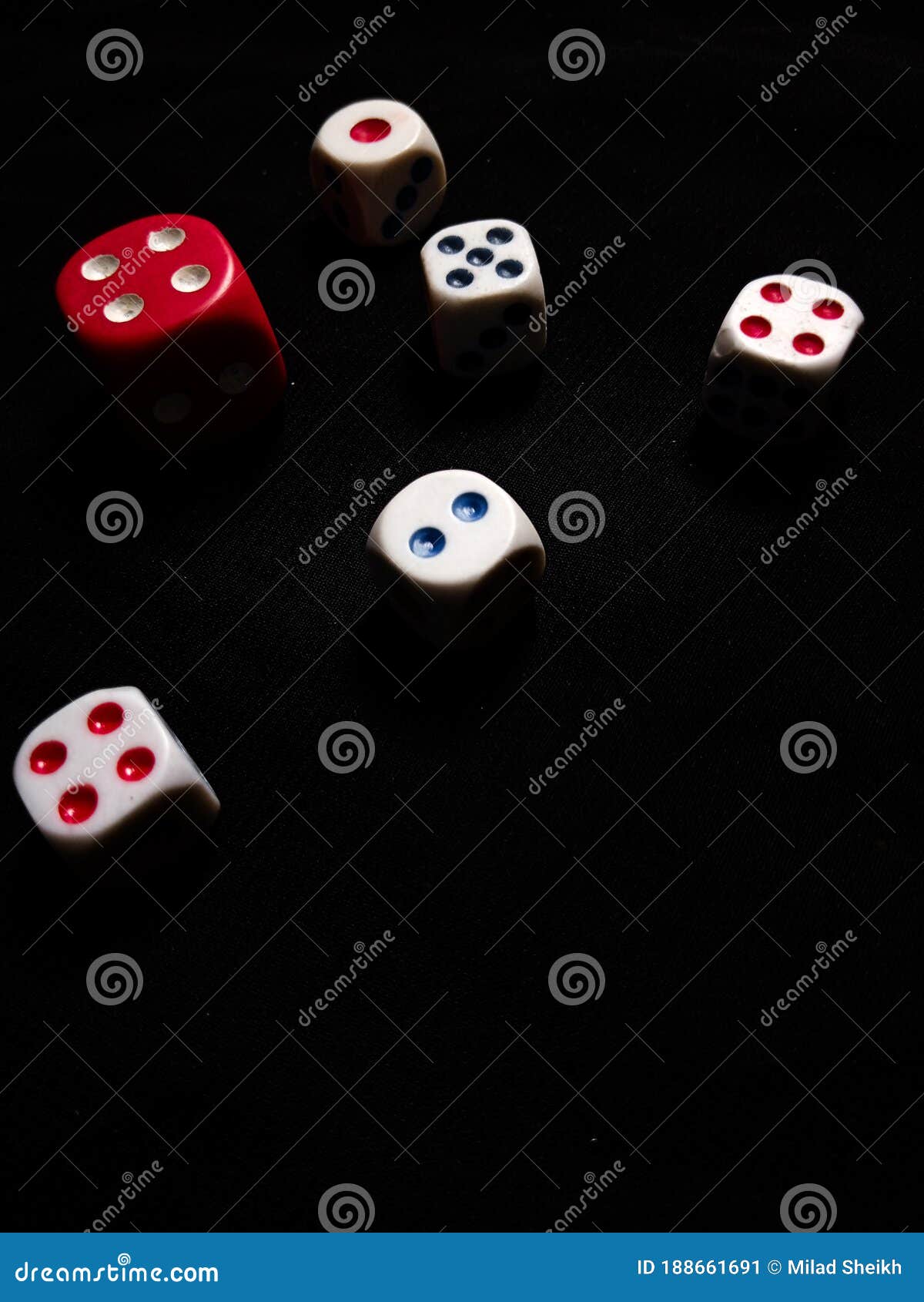 Ludo dice stock image. Image of number, games, chess - 188661691