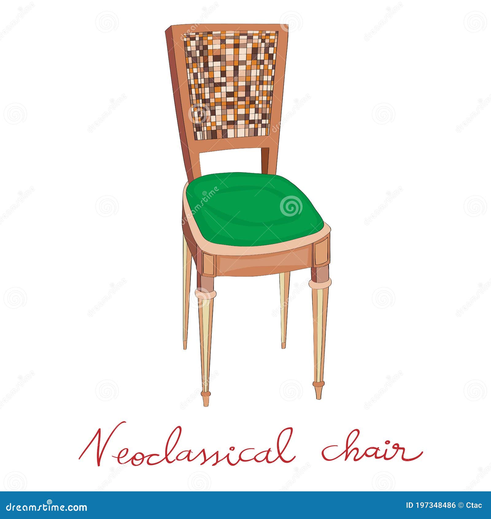 beautiful louis xvi neoclassical chair