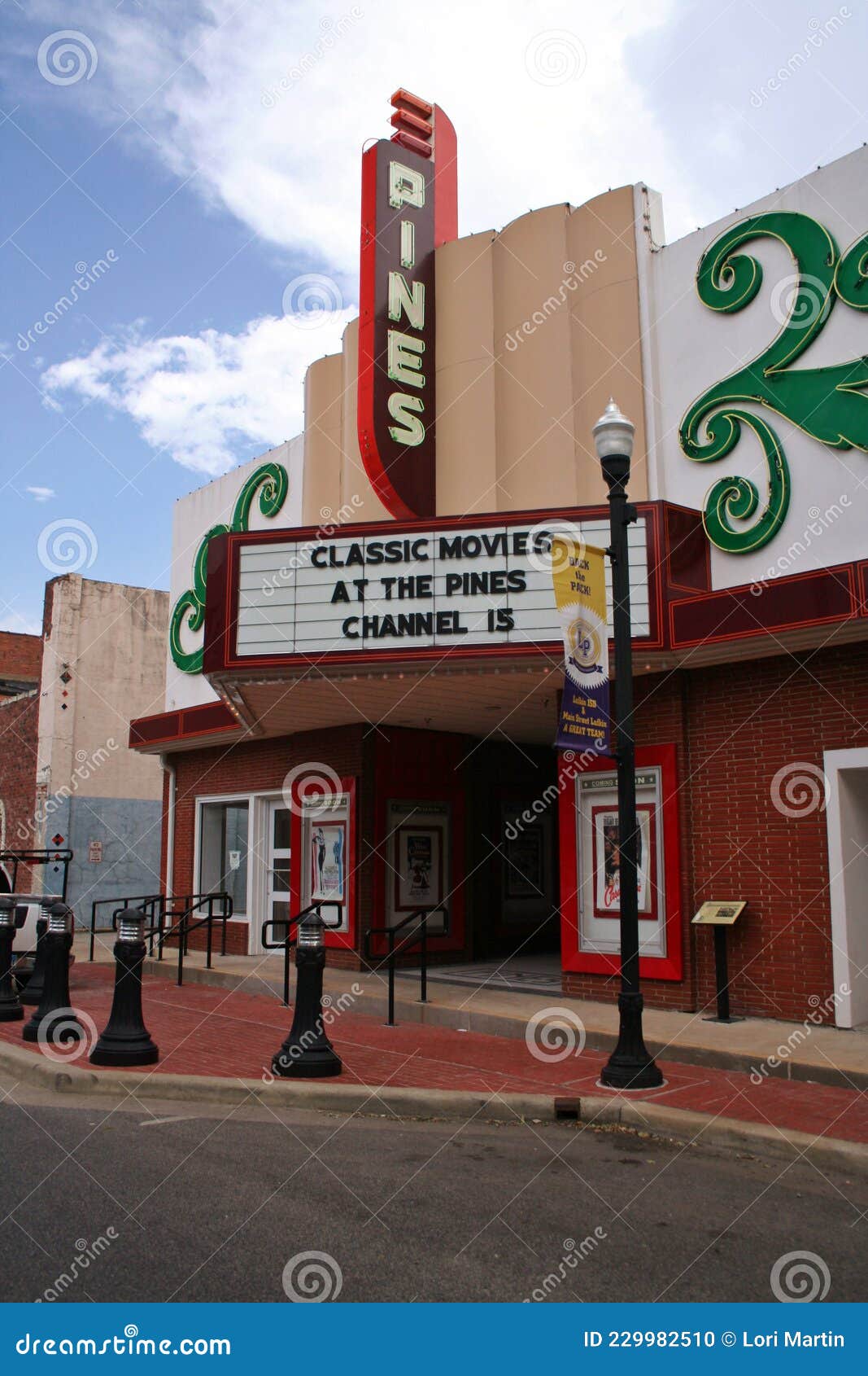 Lufkin TX July 22: Historic Pines Theater Located in Downtown Lufkin Lufkin TX July 22: Historic Pines Theater Located in Downtown Lufkin