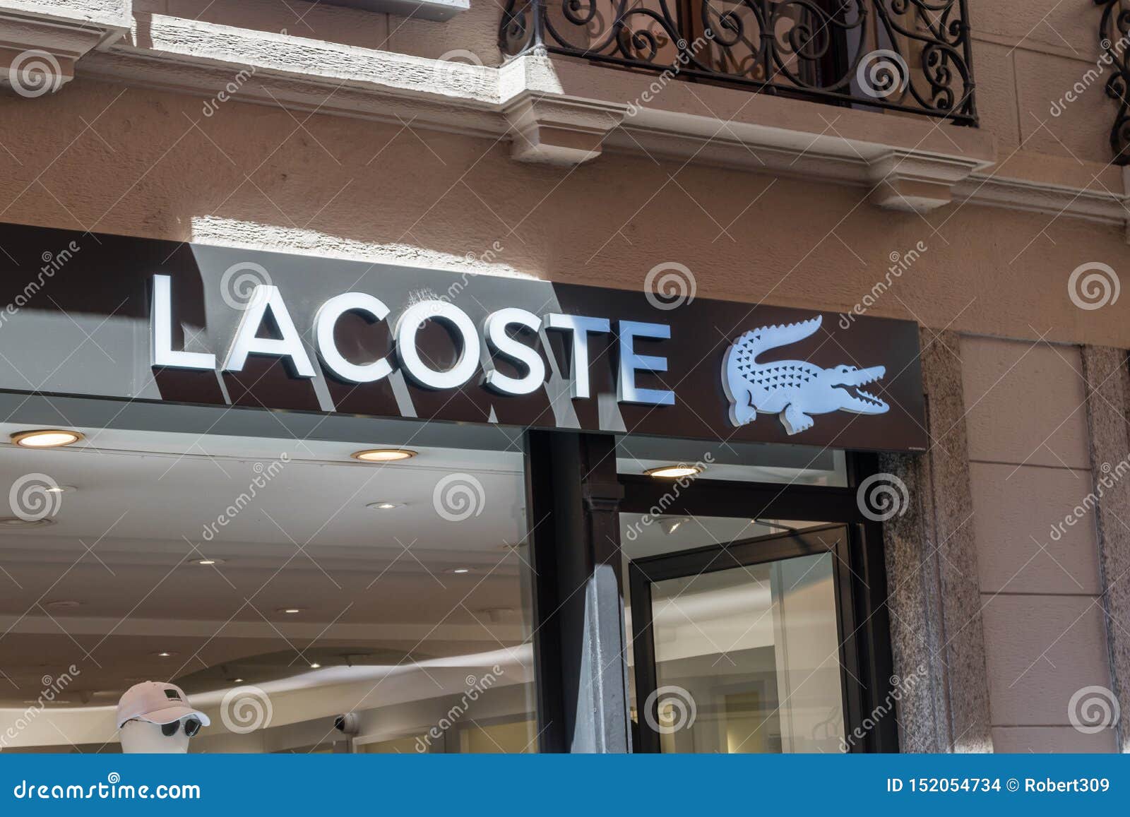 Logo and Sign of Lacoste. Lacoste is a French Company, Founded in 1933 ...