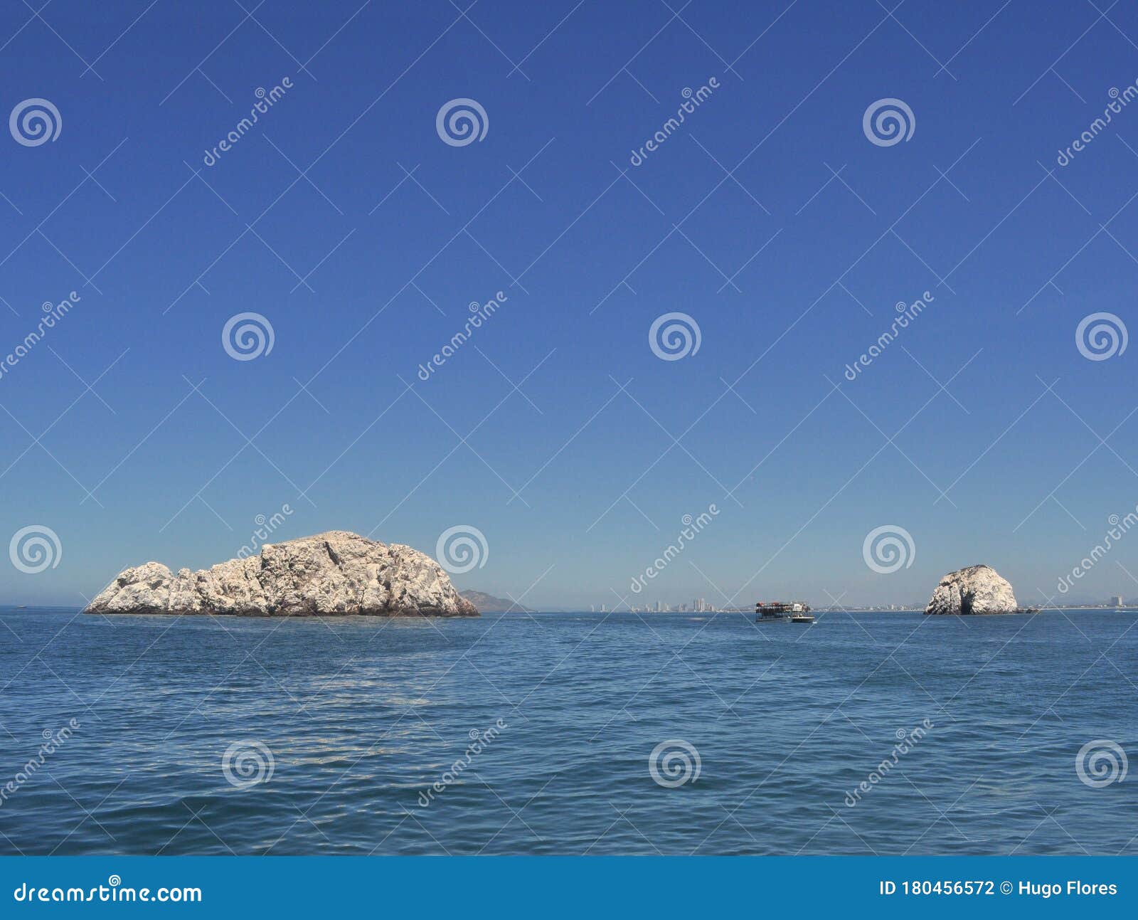 sea with some rock formations