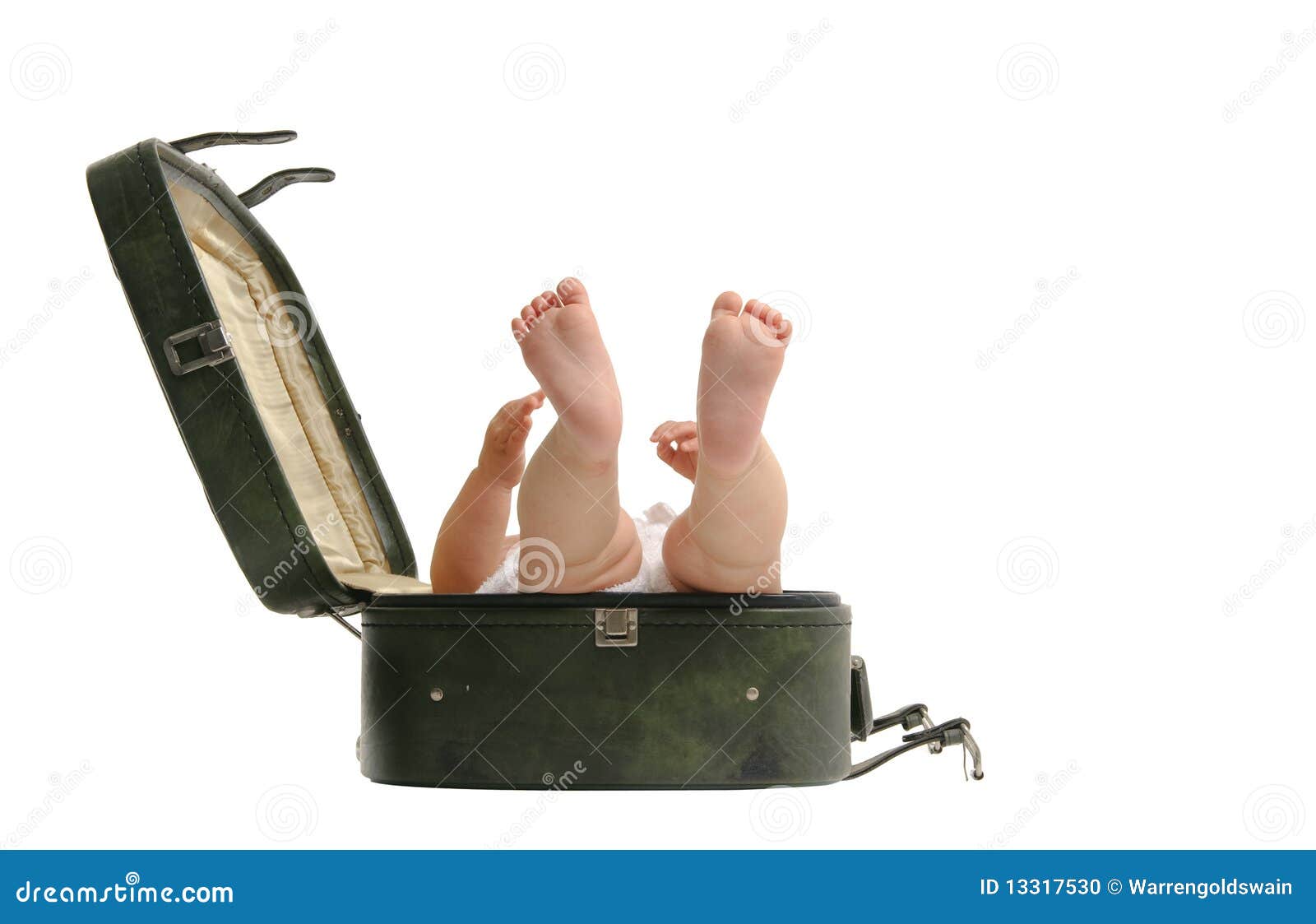 Luggage baby stock photo. Image of child, luggage, cute 13317530