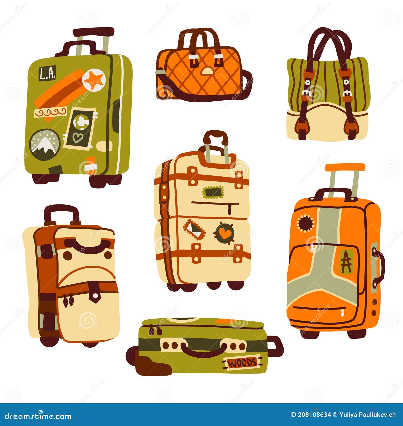 Suitcase-stickers stock vector. Illustration of eiffel - 8463461
