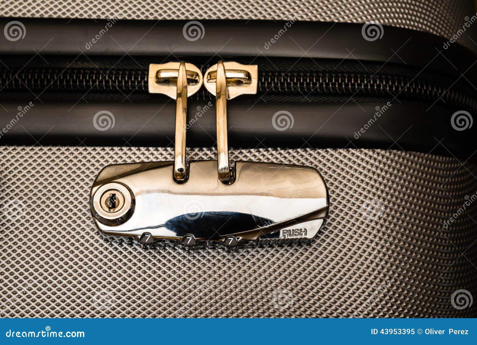 Luggage combination lock stock image. Image of tourist 43953395