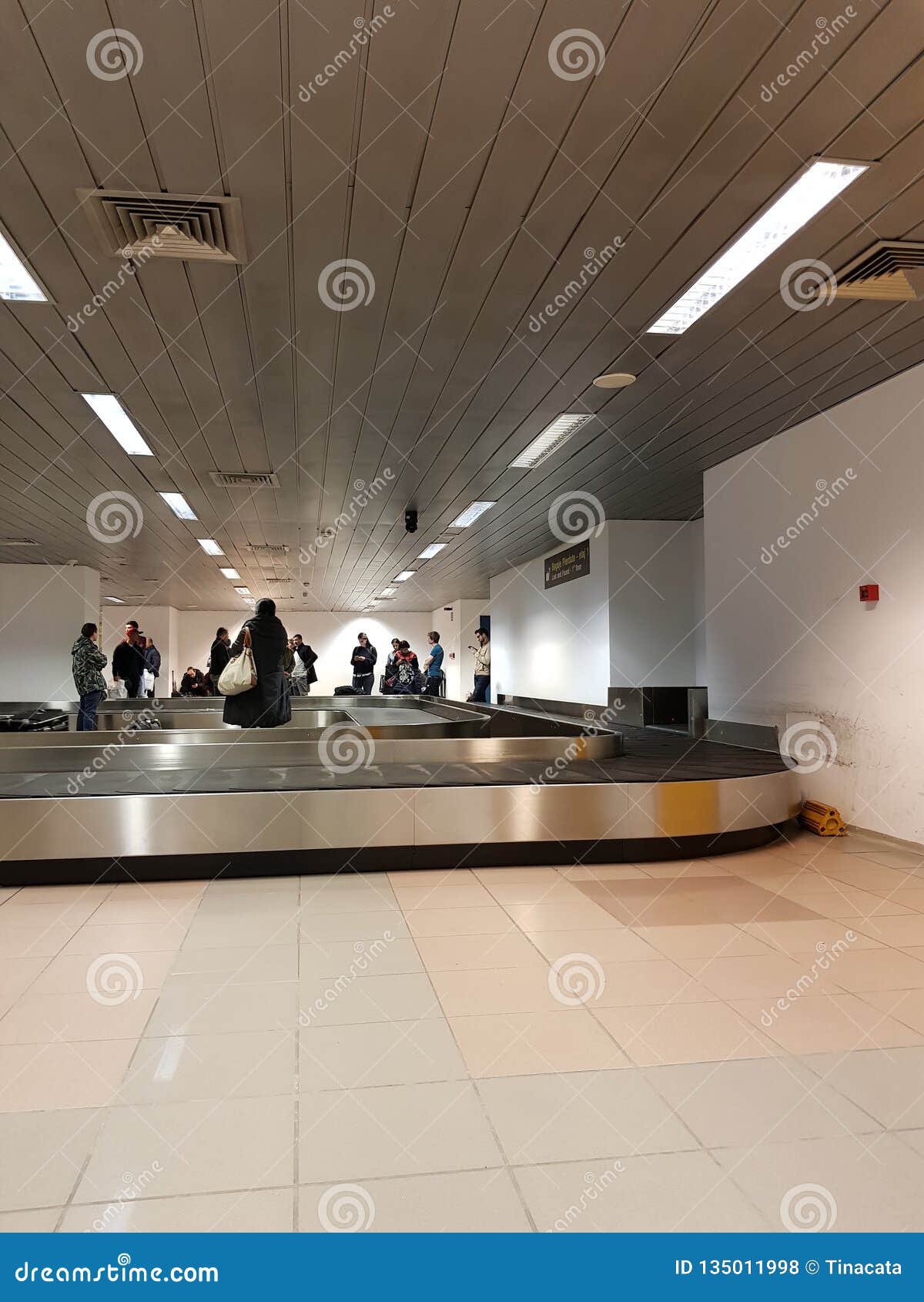 Luggage delivery area editorial stock photo. Image of romanian 135011998