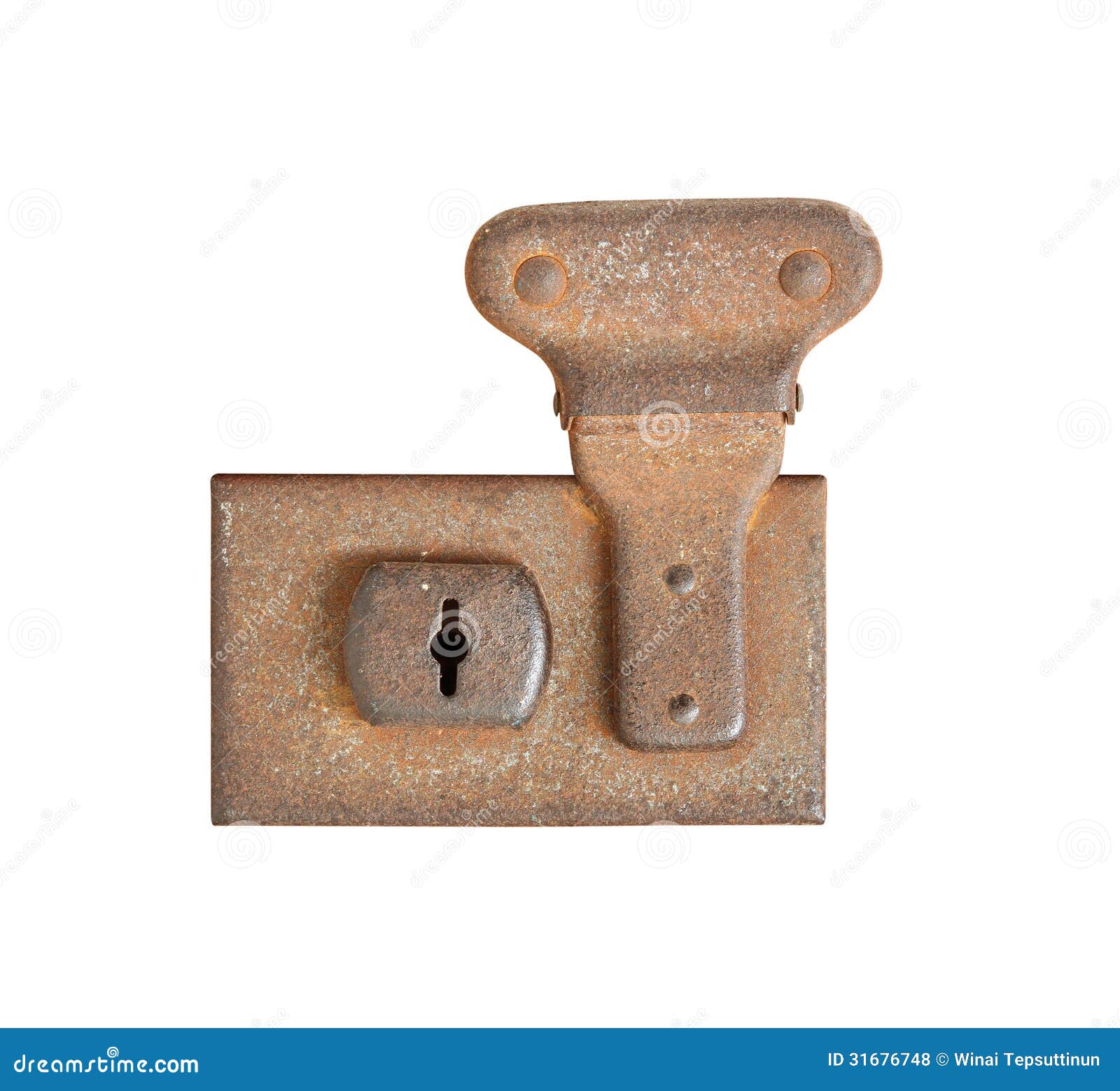 Luggage lock stock photo. Image of retro, portmanteau 31676748