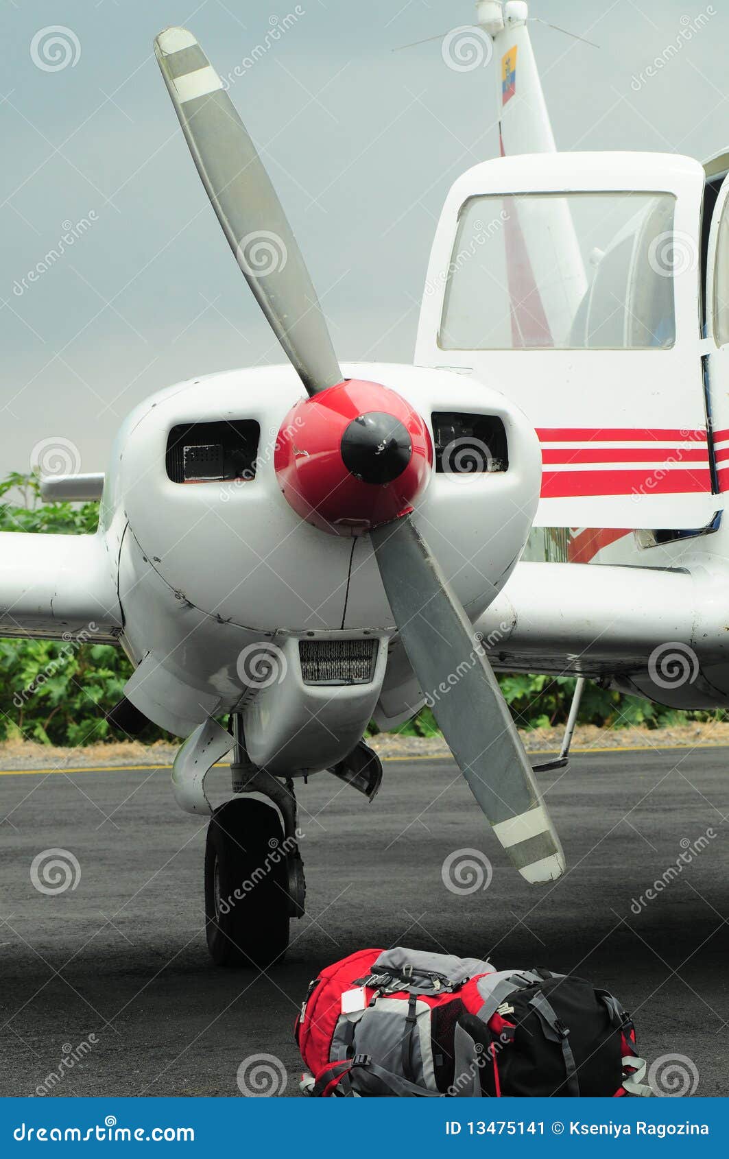 Luggage and the Private Plane Stock Image Image of earth, freedom