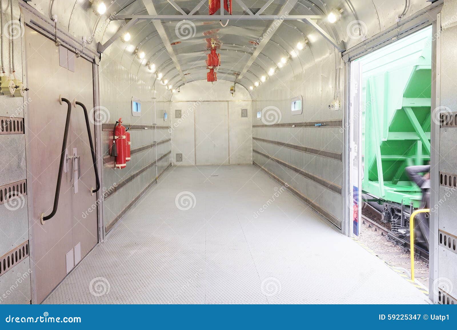 Luggage van stock image. Image of wagon, truck, baggage 59225347