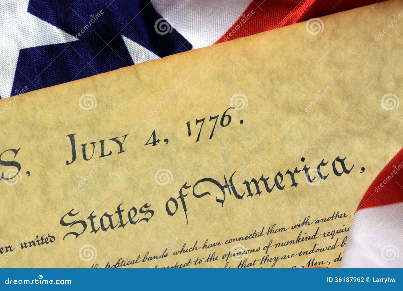 images 4 Luglio 1776 Dichiarazione D'indipendenza dreamstime