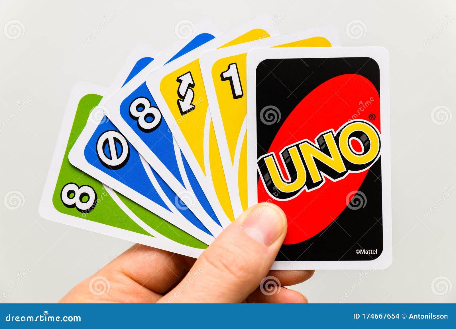 UNO Fast Fun Playing Card Game with Standard 112 Cards-ws 
