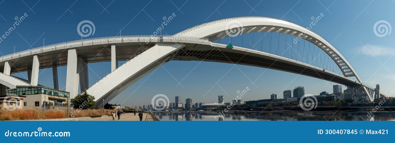 lupu bridge, shanghai china. panorama format