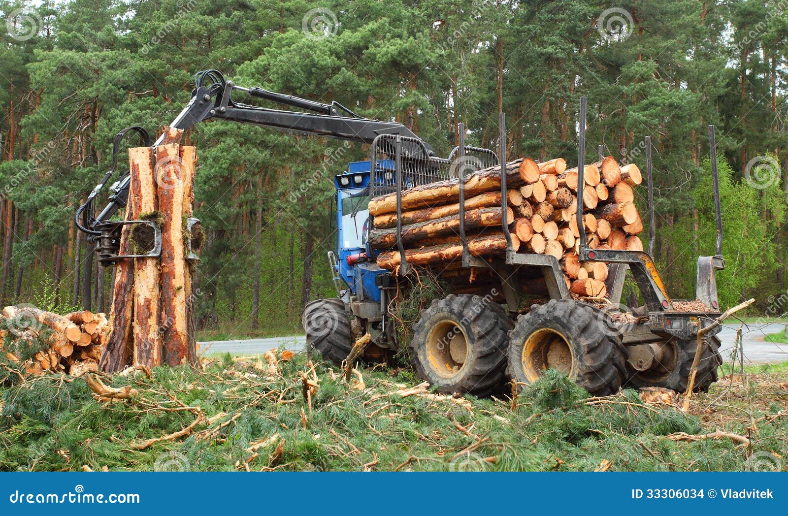 Lumber industry. stock photo. Image of natural, logging 33306034