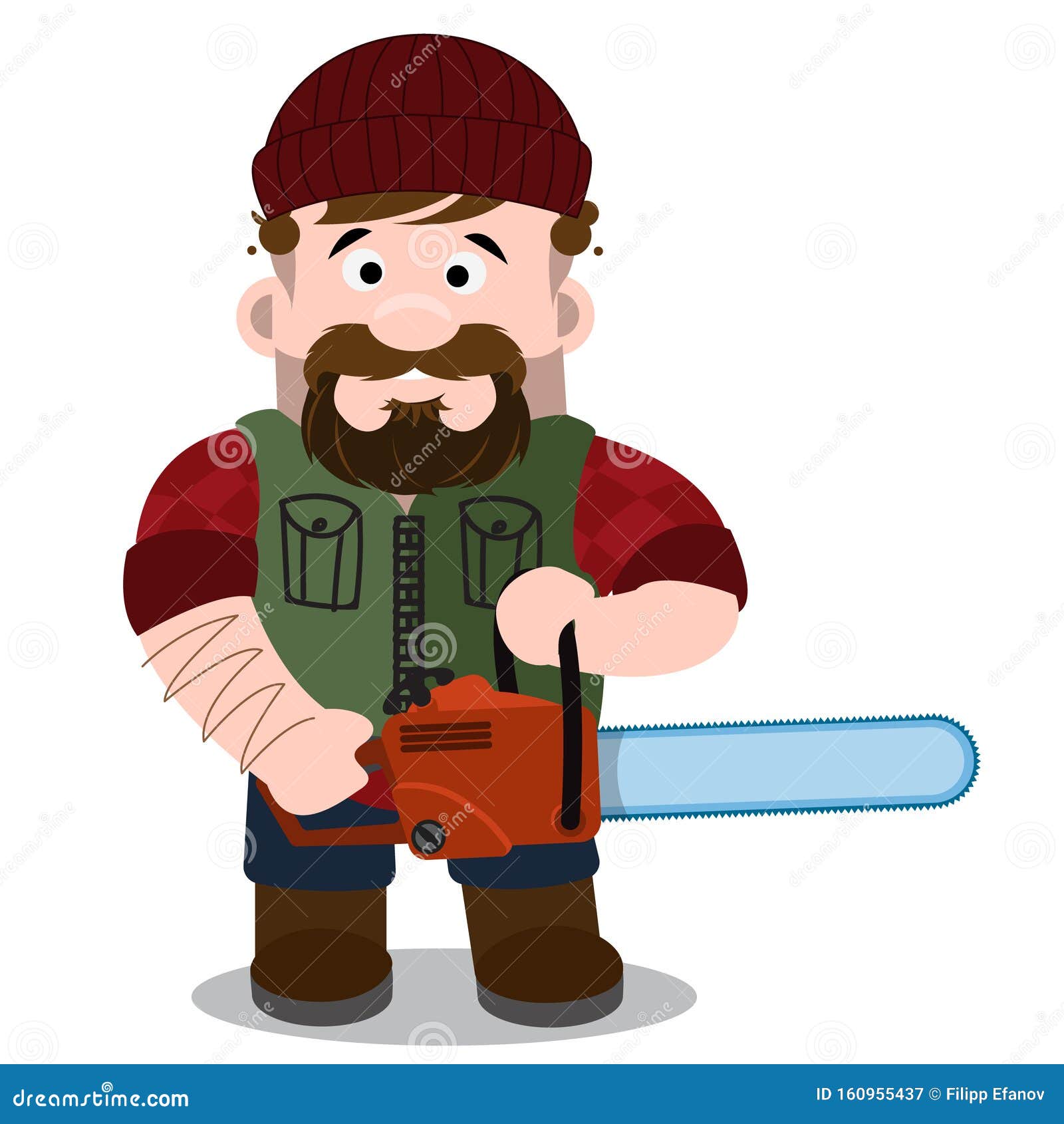 Lumberjack Serrando Árvores Com Conjunto De Motosserra. Trabalhadores Da  Indústria De Registro Que Trabalham E Têm O Almoço Ilustração Vetorial Dos  Desenhos Animados Royalty Free SVG, Cliparts, Vetores, e Ilustrações Stock.  Image