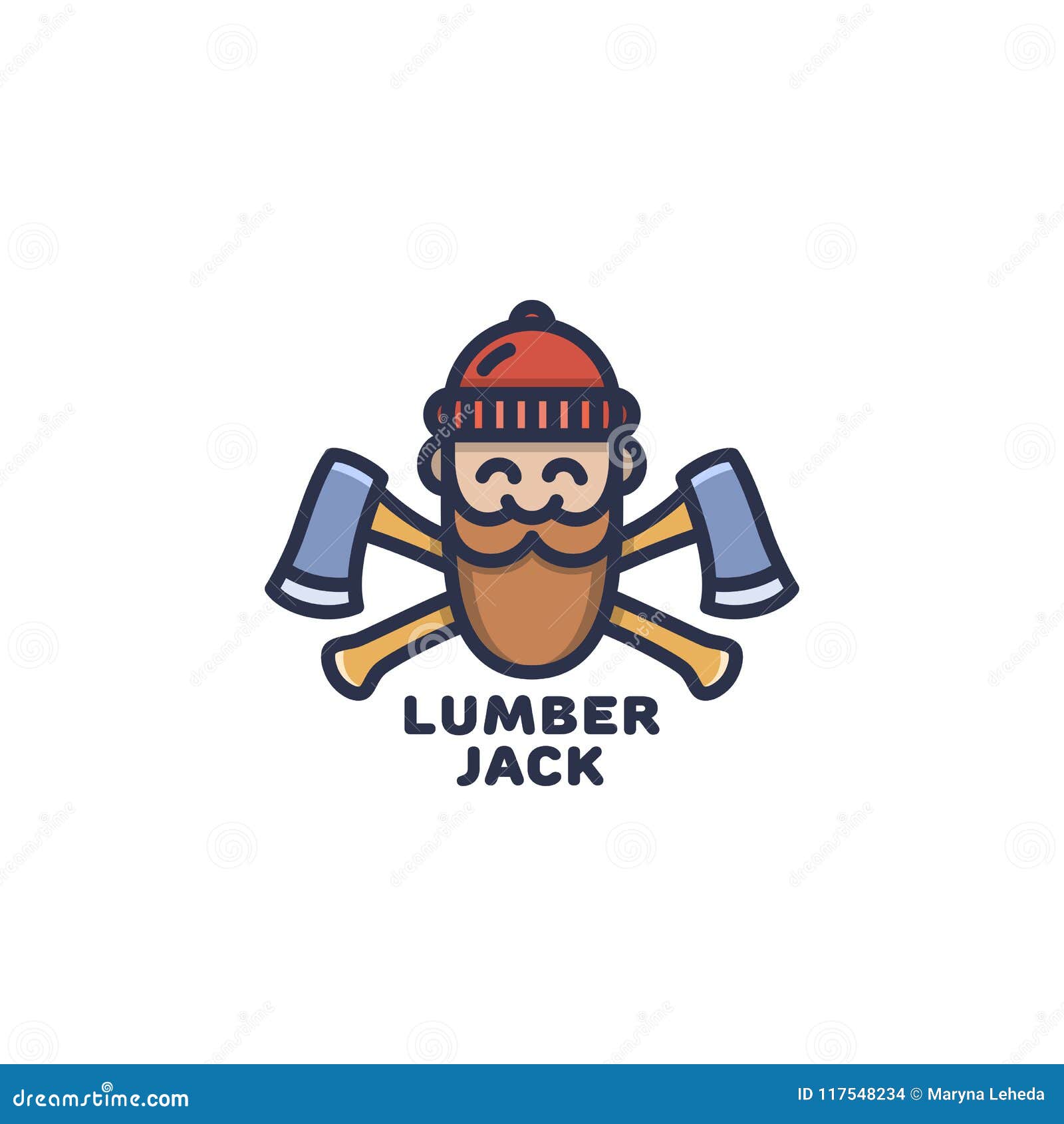 lumberjack logo template