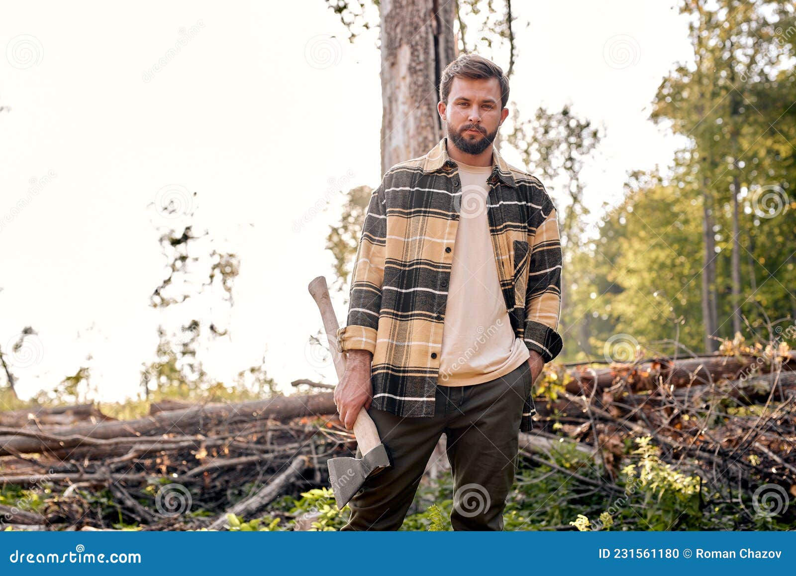 lumberjack plaid shirt