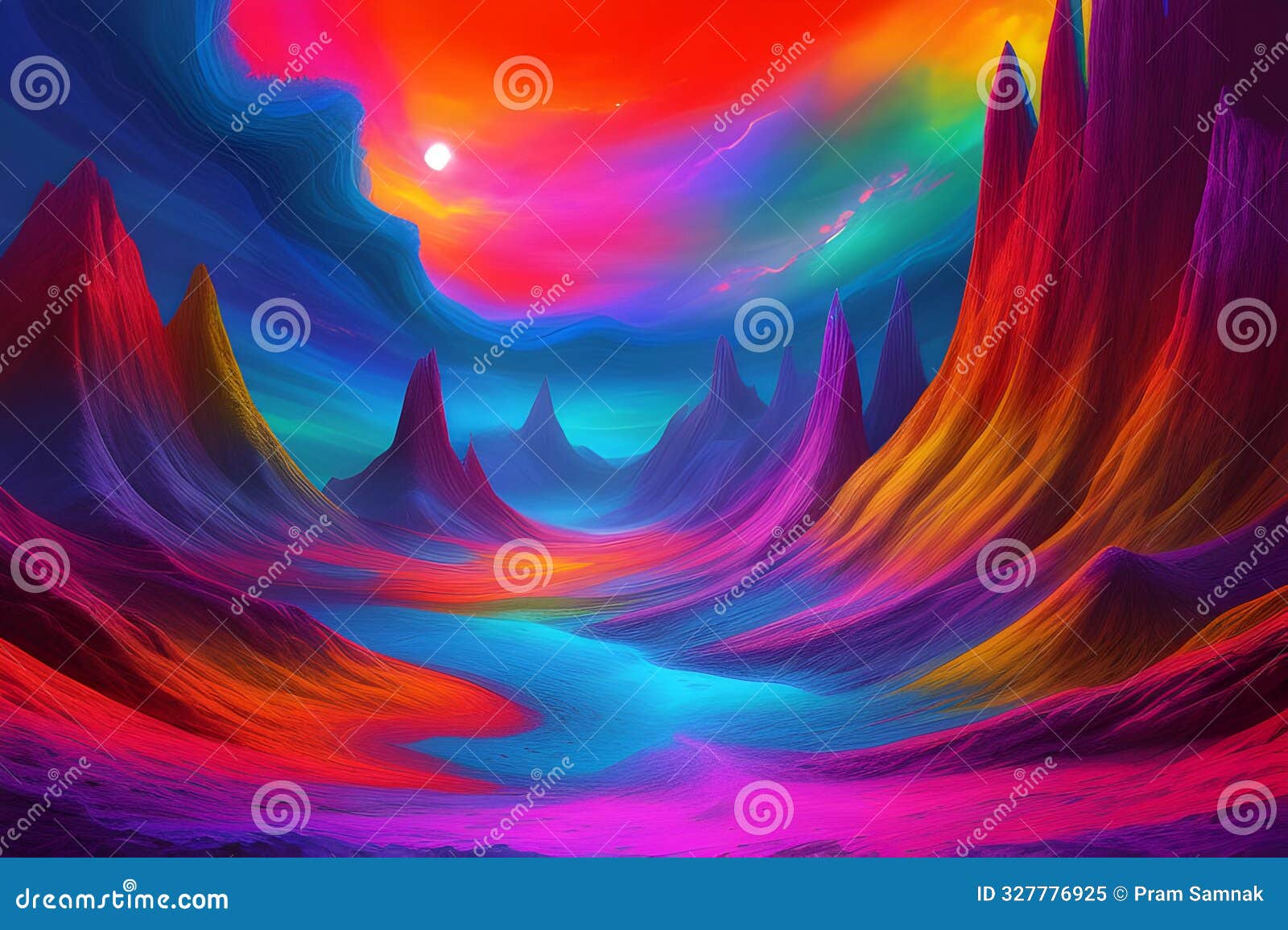 vivid extraterrestrial terrain, a cosmic odyssey.