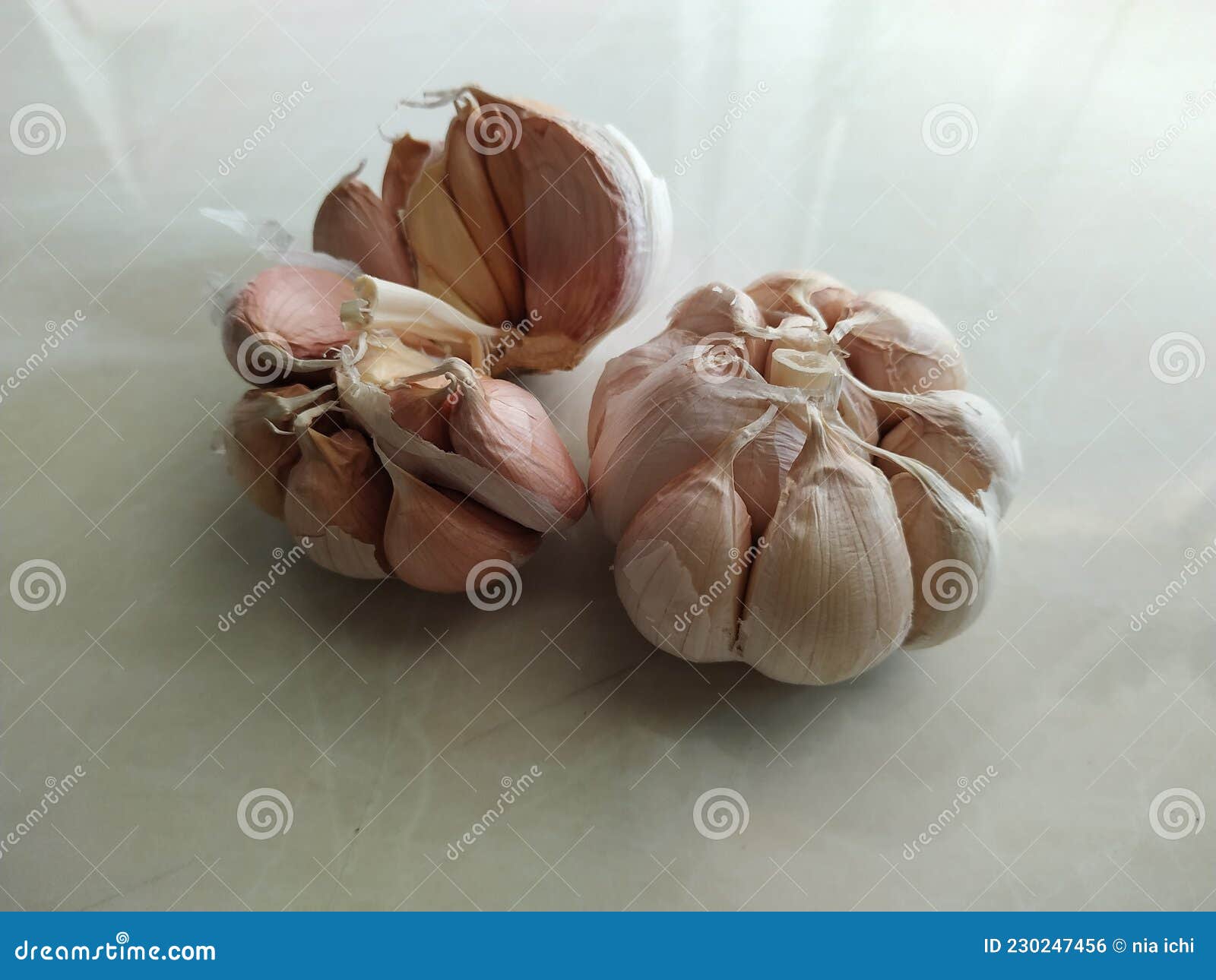 Lumps of Garlic on the Floor Stock Photo Image of dessert, produce 230247456