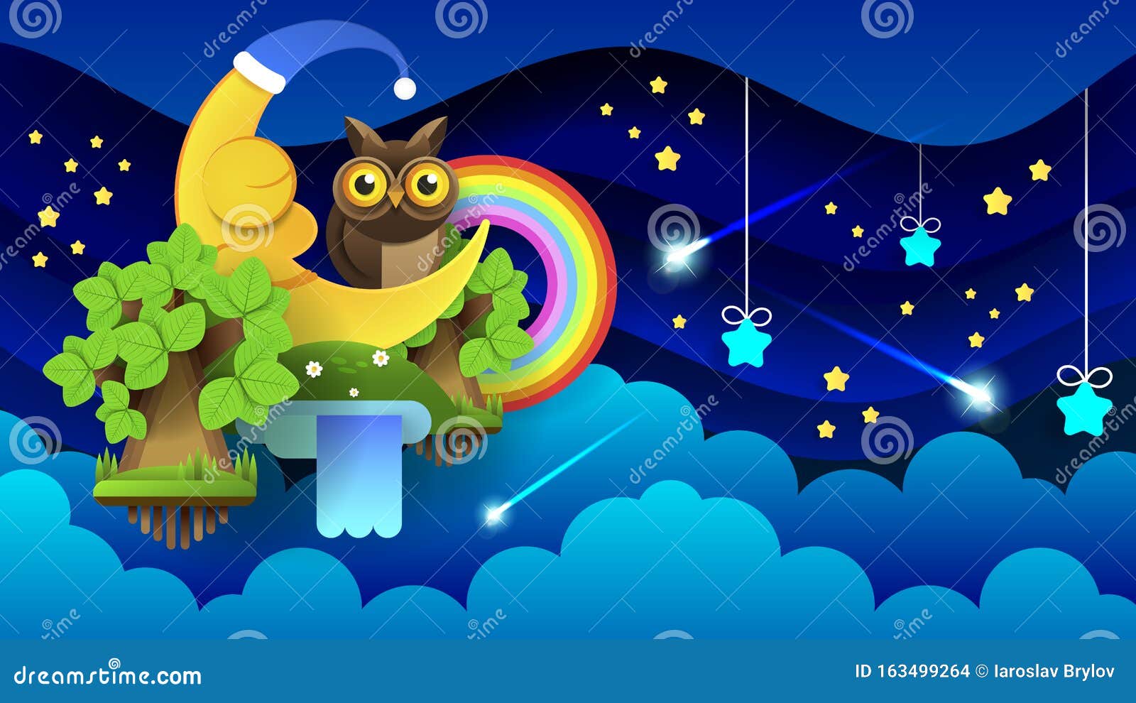 Luna De Dibujo En El Cielo Nocturno Noche Buena Para Los Niños Ilustración Brillante Adecuada Para Tarjeta De Saludo, Cartel O T Ilustración del Vector - Ilustración de elemento, lindo: 163499264 Luna De Dibujo En El Cielo Nocturno Noche Buena Para Los Niños Ilustración Brillante Adecuada Para Tarjeta De Saludo, Cartel O T Ilustración del Vector - Ilustración de elemento, lindo: 163499264