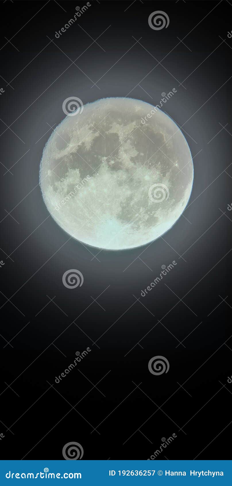 Luna Llena Es Un Banner Vertical O Fondo De Pantalla. Cielo Nocturno Con  Fondo Lunar O Volante Con Espacio De Copia. Nig De Luna Imagen de archivo -  Imagen de primer, redondo: