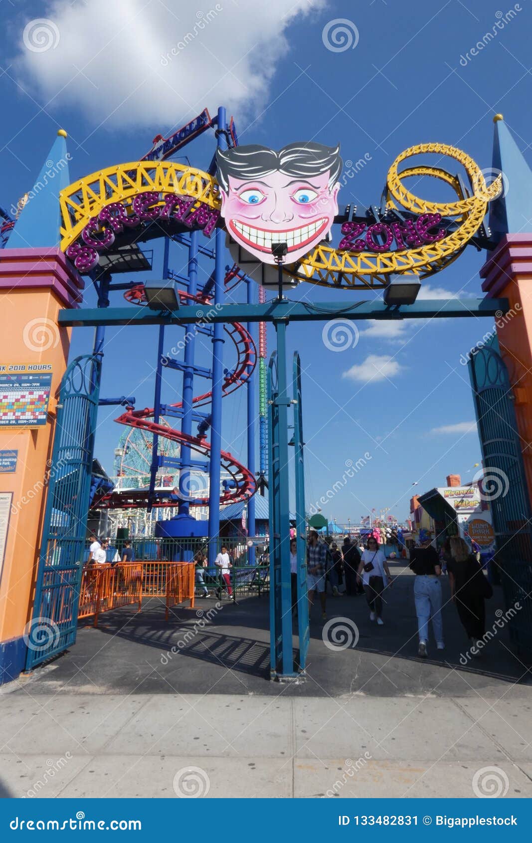 Luna Park In Coney Island Editorial Photo Image Of Amusement 133482831