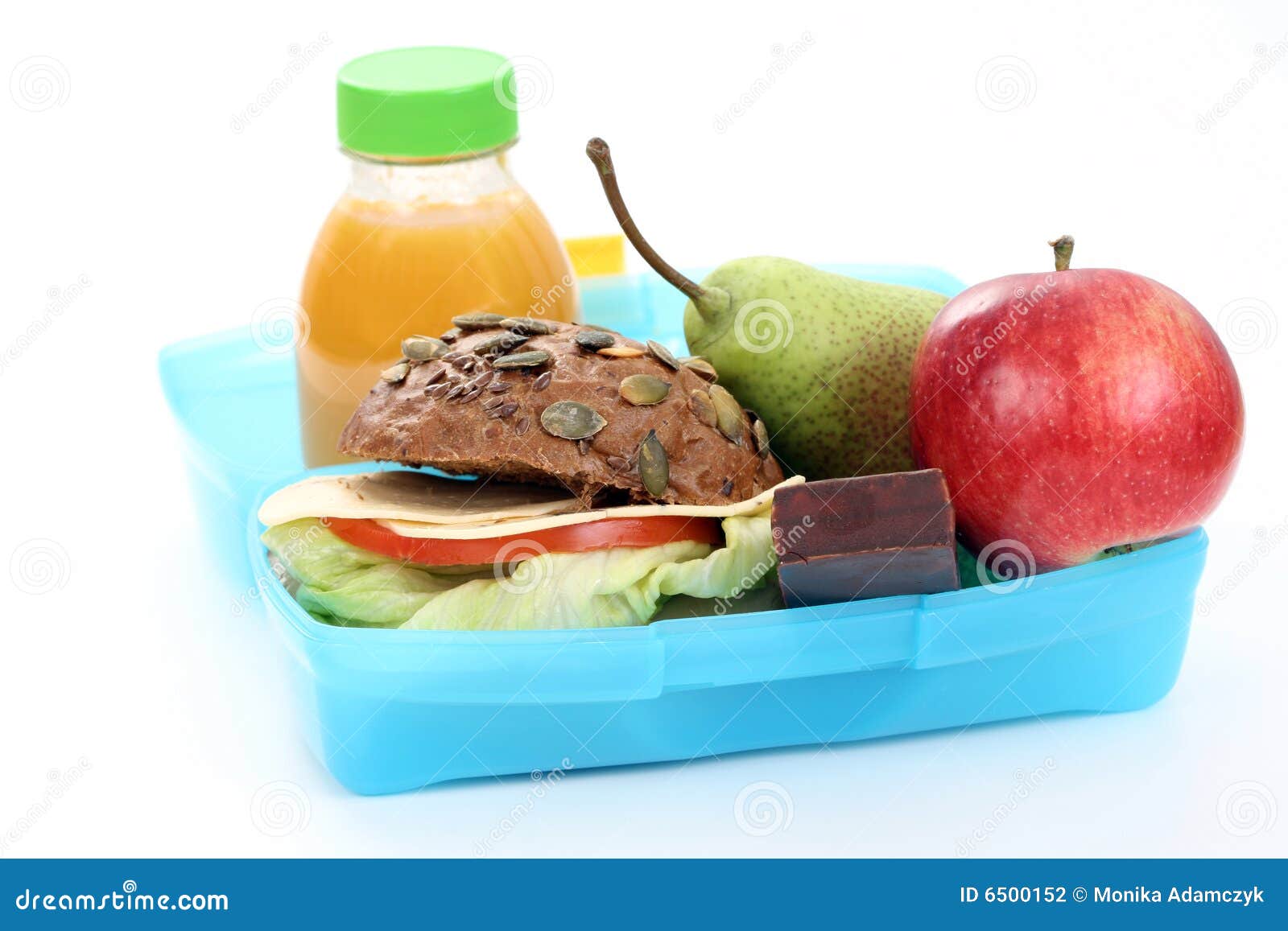 Lunch box stock photo. Image of breakfast, work, lunch 6500152