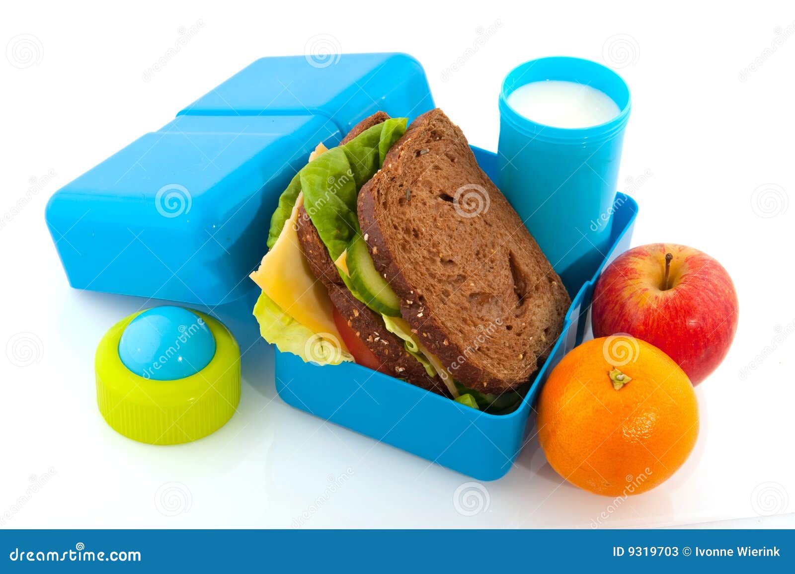 Lunch box stock image. Image of vegetables, meal, tomatoes 9319703