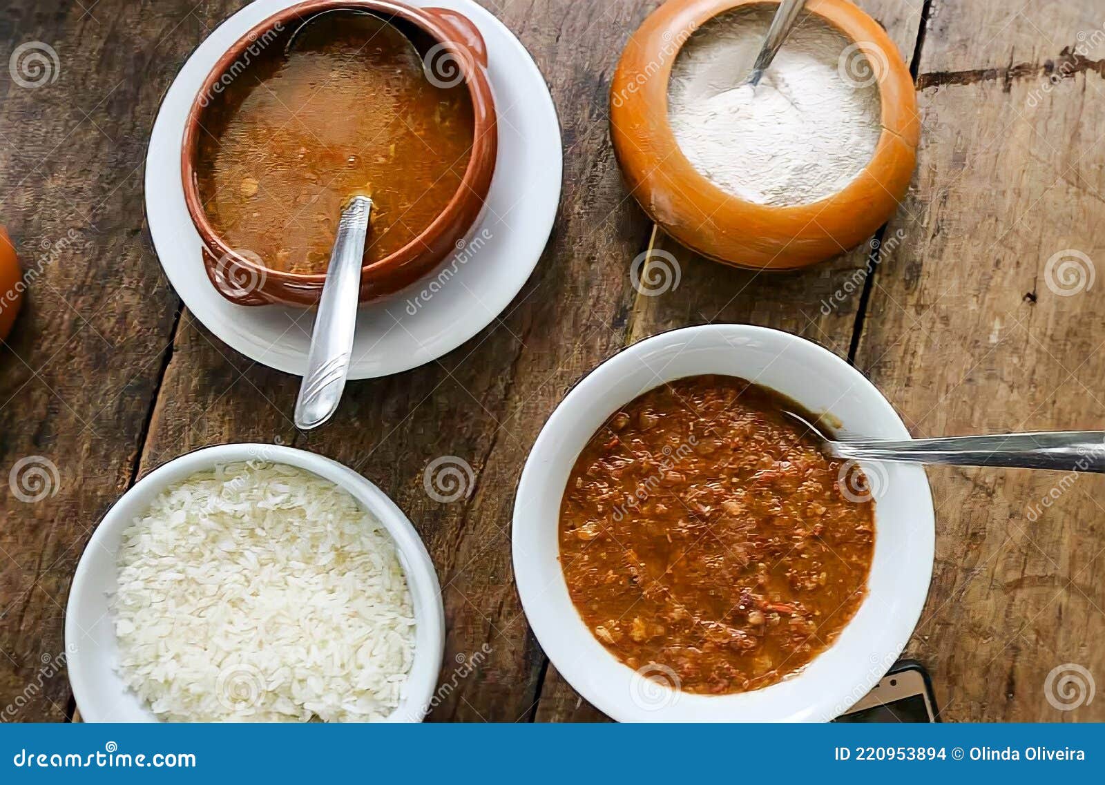 Lunch Cooked Meat Rice, Typical Barreado Dish Stock Photo Image of