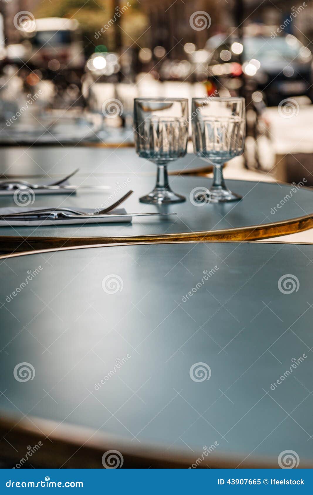 Lunch, Dinner, Breakfast Ready Cafe In Paris Stock Image - Image of