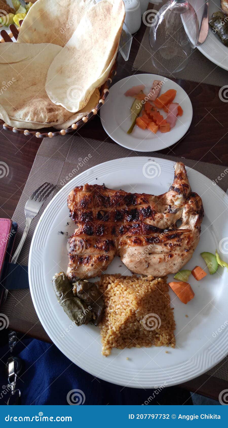 Lunch at egypt stock photo. Image of meal, salad, breakfast 207797732