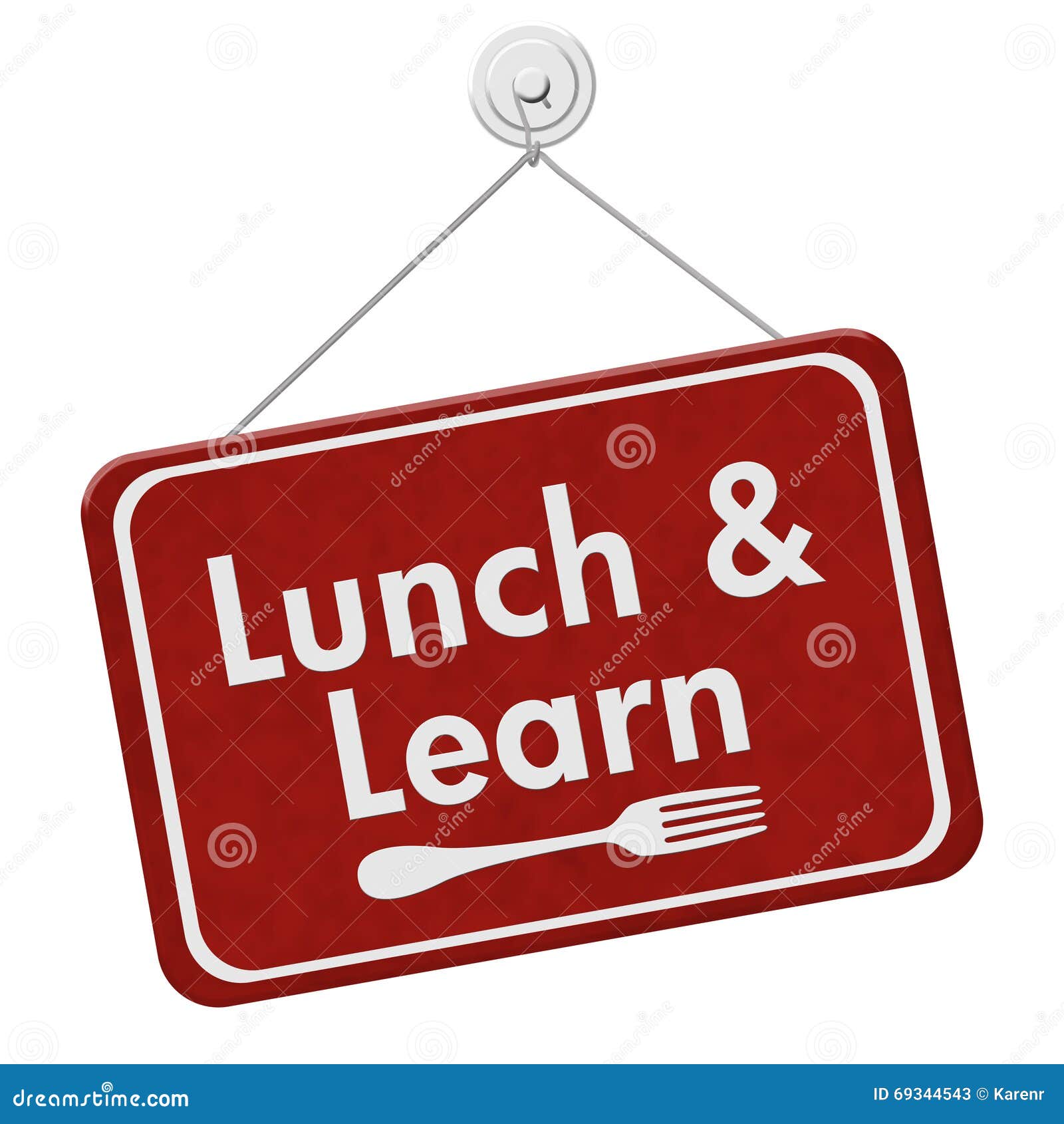 lunch and learn sign