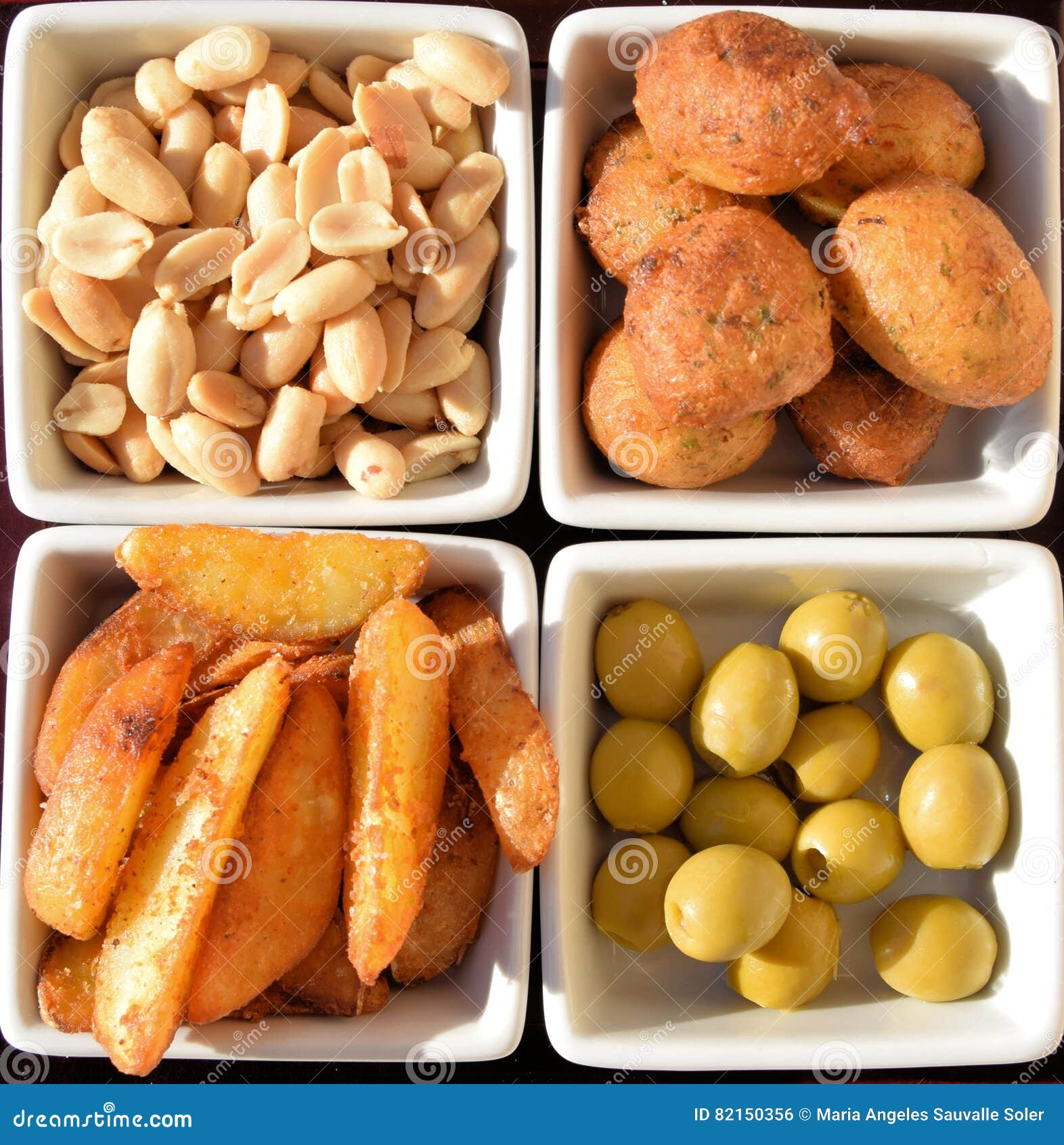 Lunch snacks stock photo. Image of aperitif, food, peanuts 82150356