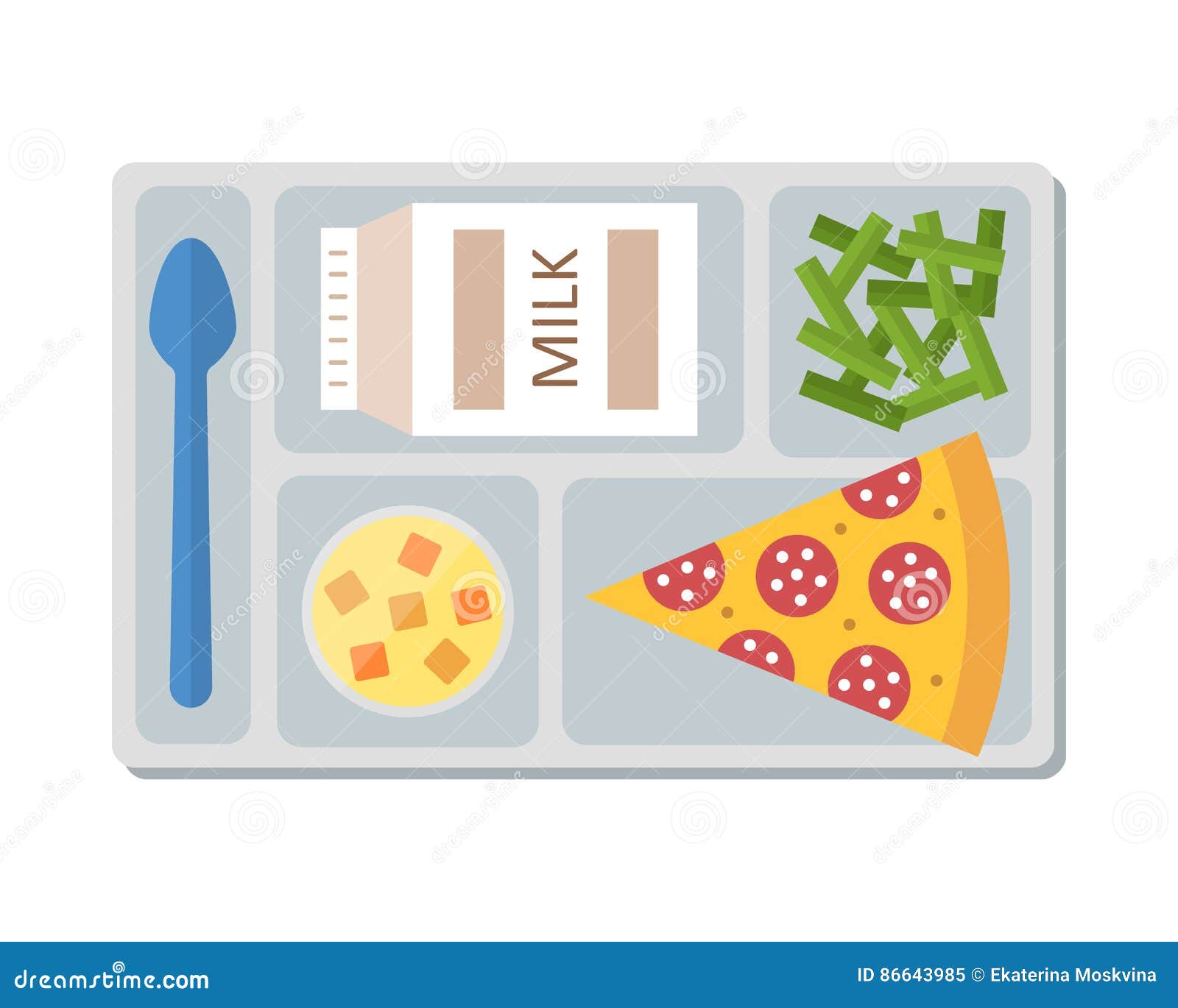 https://thumbs.dreamstime.com/z/lunch-tray-line-style-pepperoni-pizza-chocolate-milk-green-beans-fruit-jelly-flat-design-vector-illustration-86643985.jpg