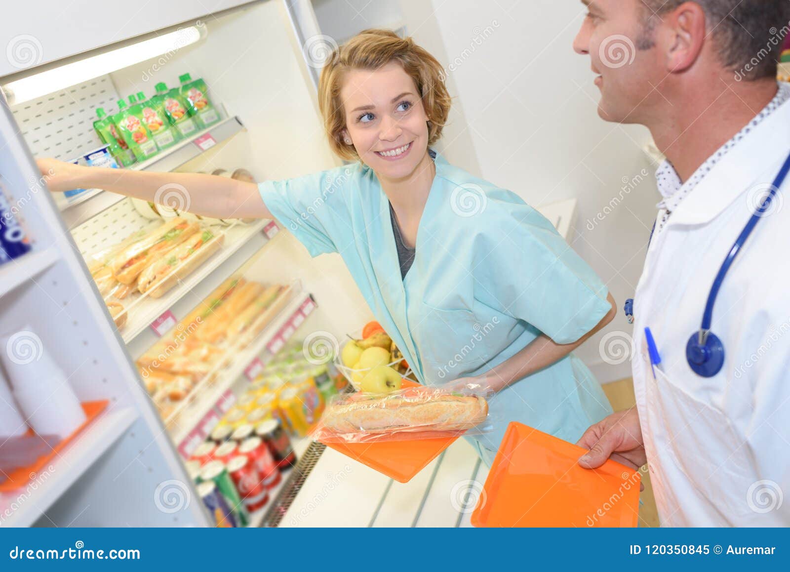 lunchbreak for hospital medical team