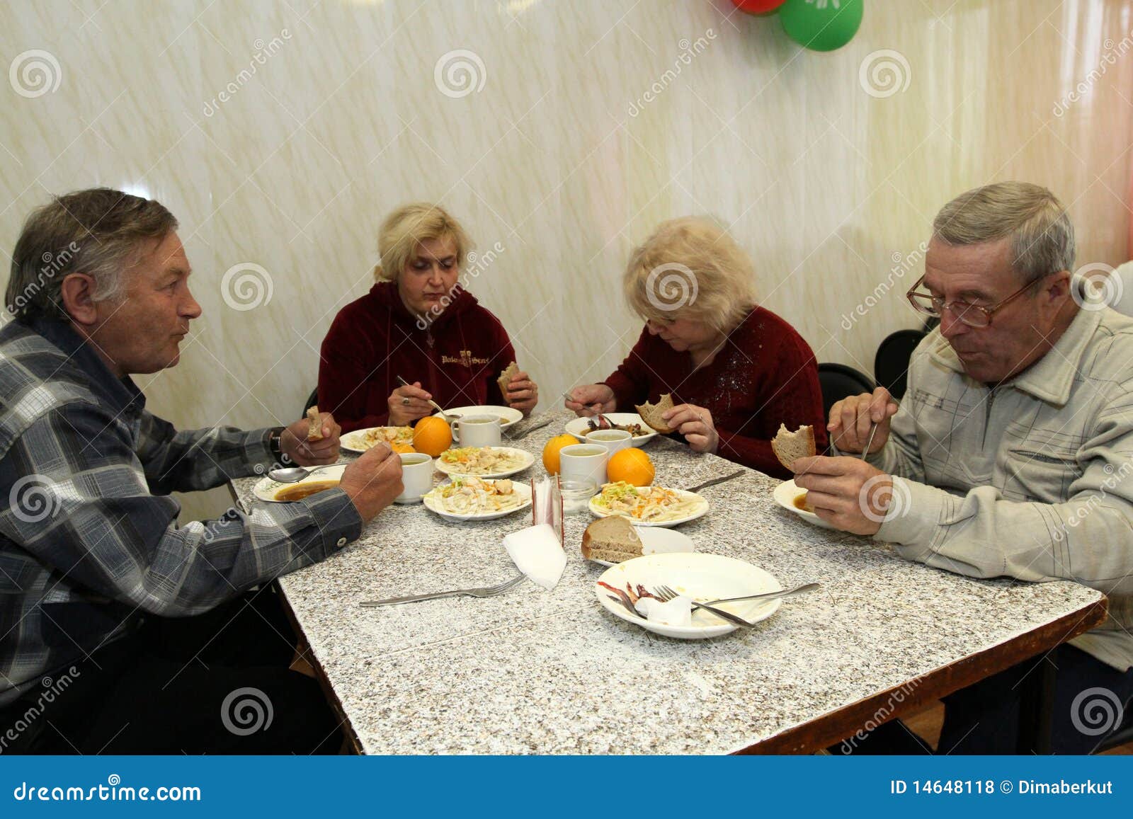 Lunches for the elderly editorial stock photo. Image of group 14648118