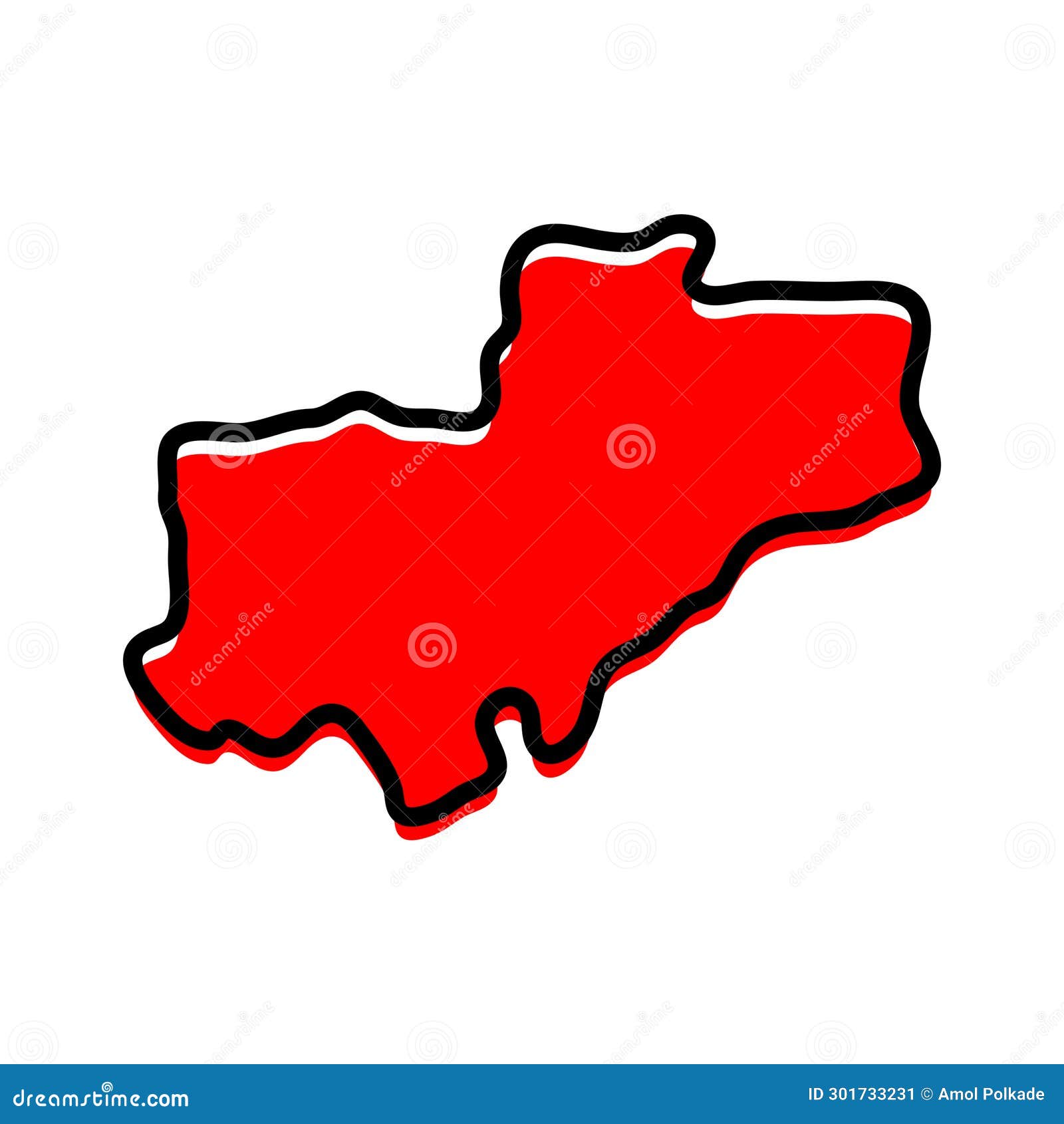 lunda norte province of angola  map 