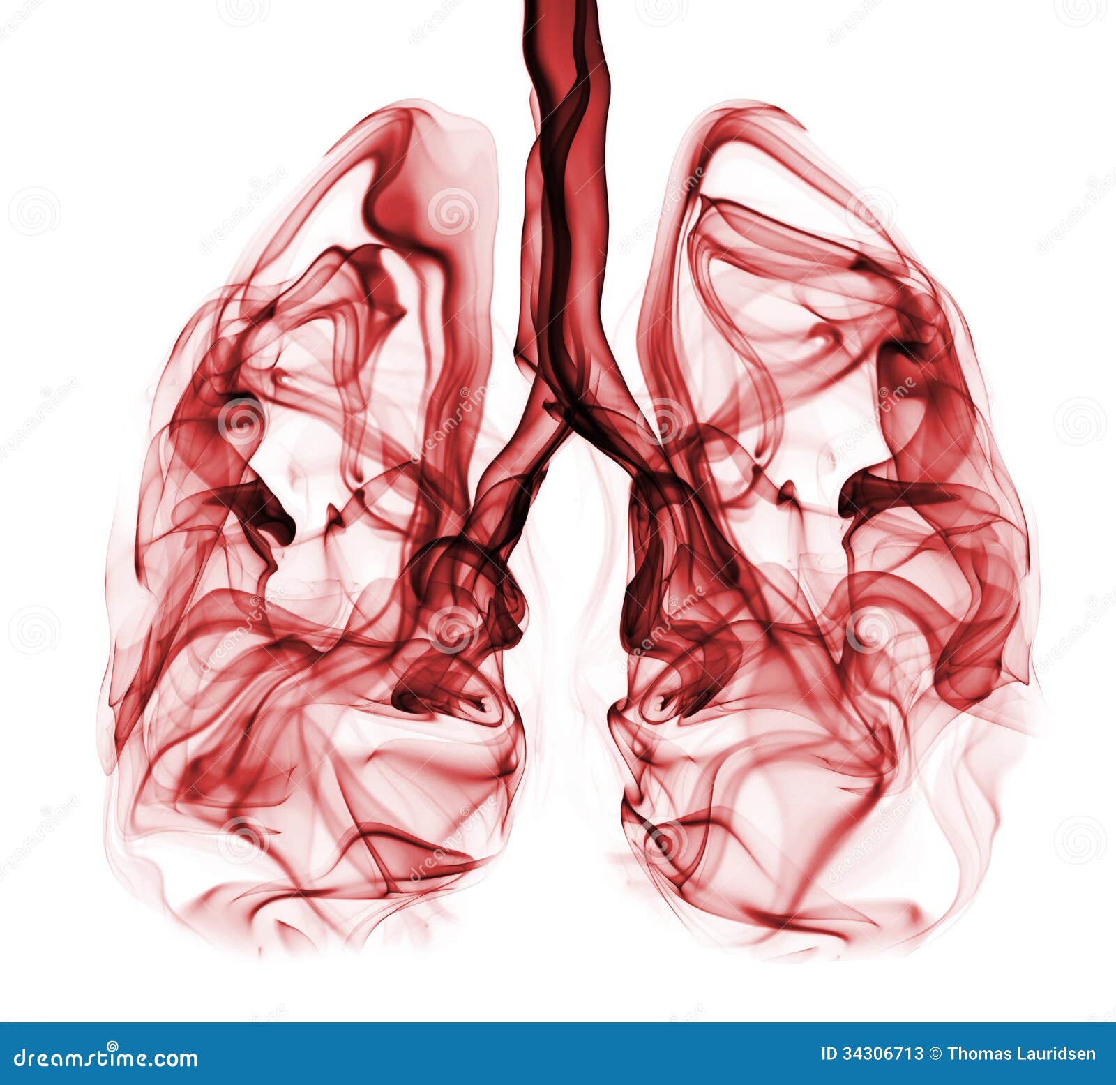 Lung Cancer Illustrated As Smoke Shaped As Lungs Stock Illustration -  Illustration of illness, smoking: 34306713