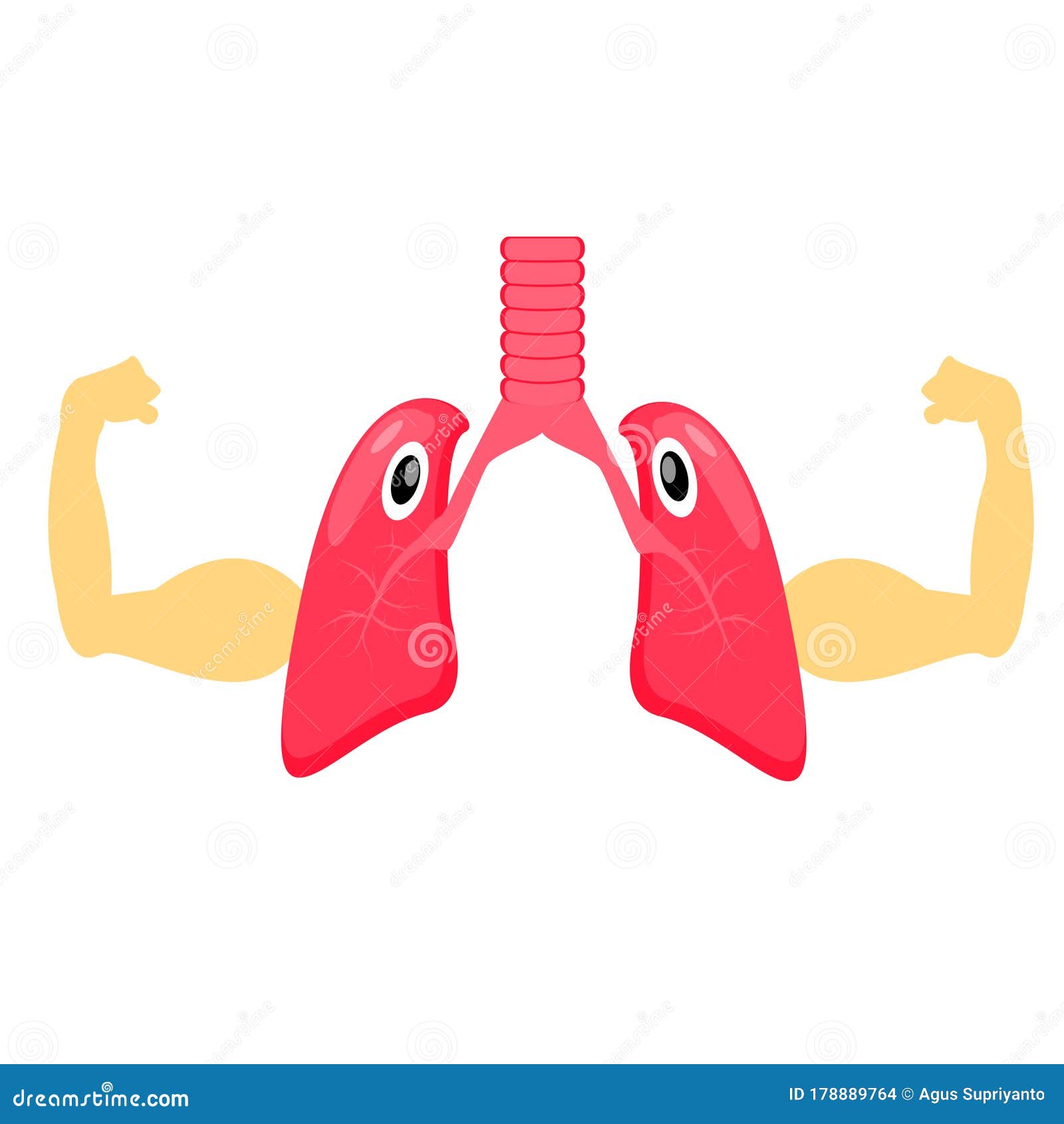 Lung Images With A Strong Arm Character Vector ...